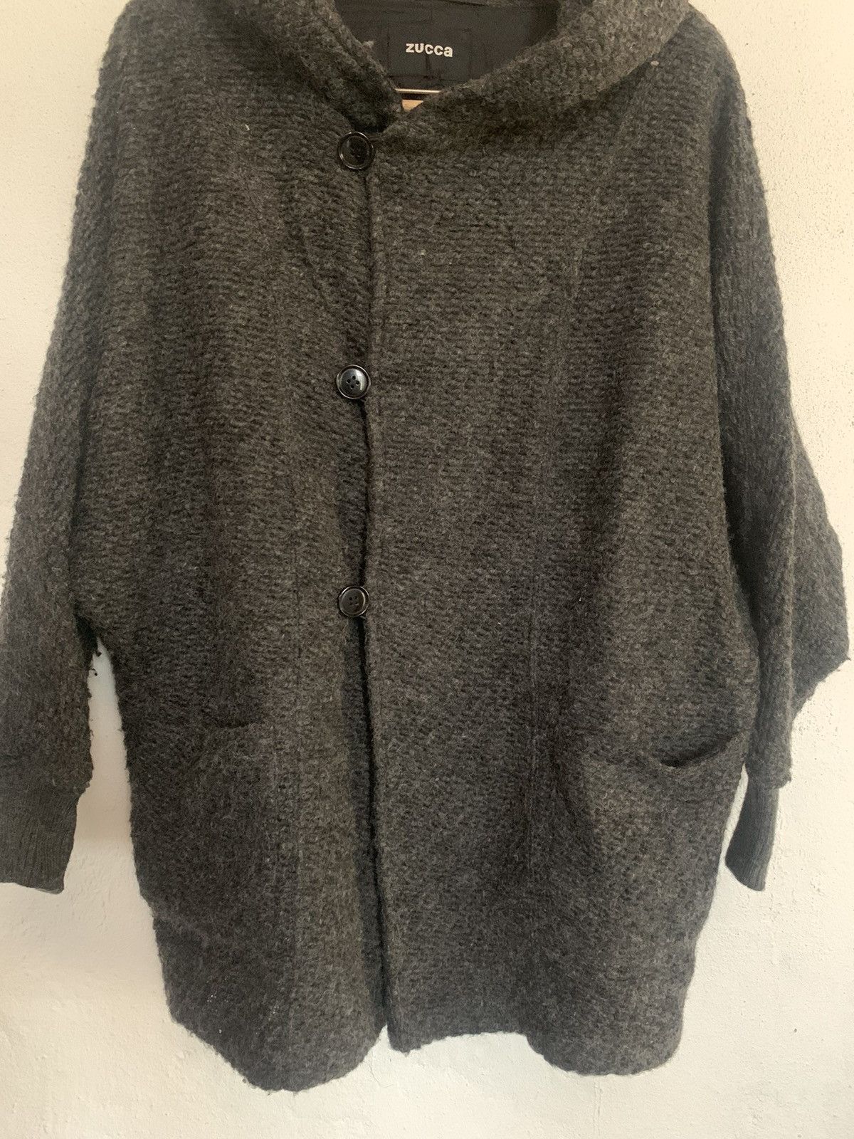 Issey Miyake VINTAGE ZUCCA WOOL LONG PARKA JACKET Size US M / EU 48-50 / 2 - 4 Thumbnail