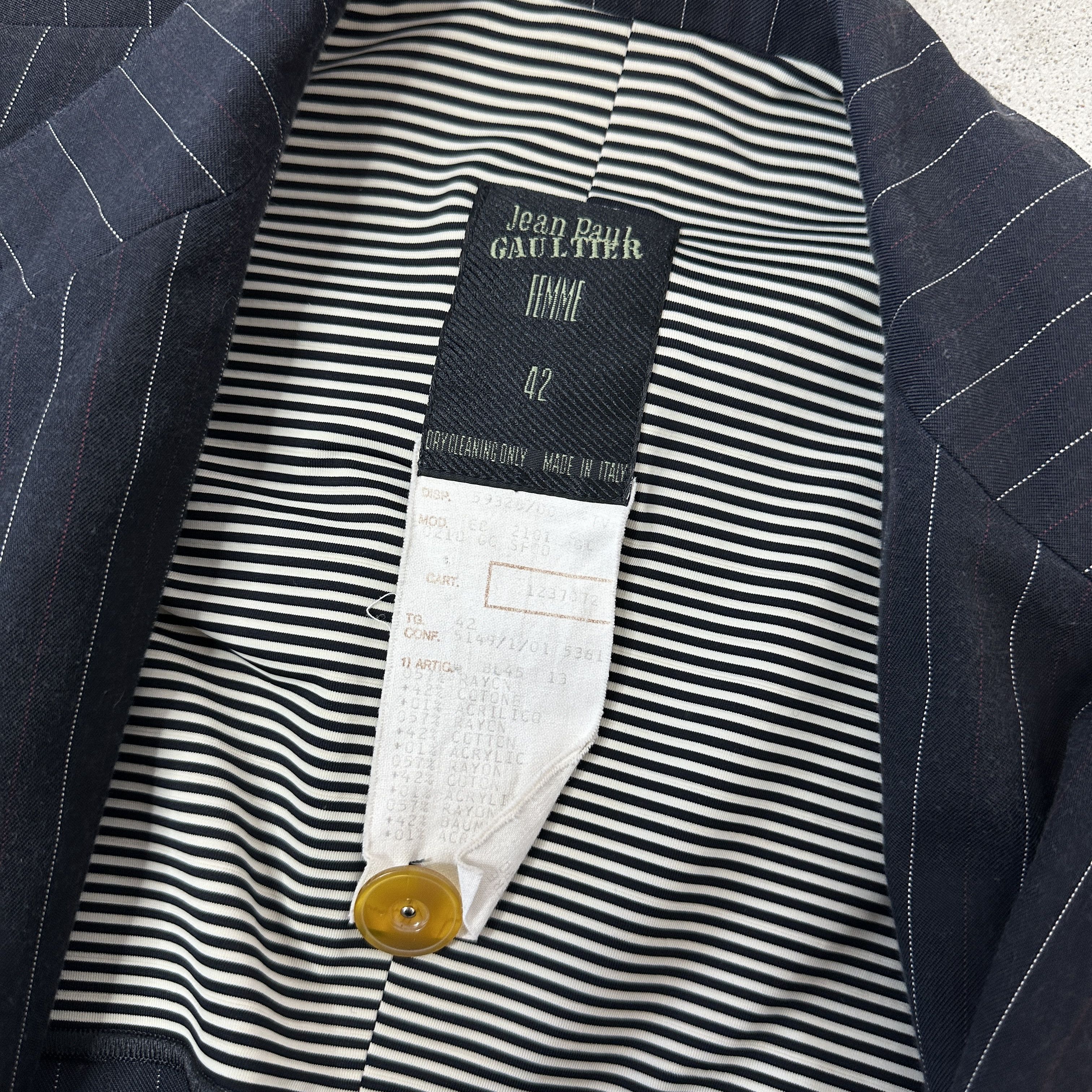 Jean Paul Gaultier × Vintage Vintage Jean Paul Gaultier 90s Jacket Size M / US 6-8 / IT 42-44 - 9 Thumbnail