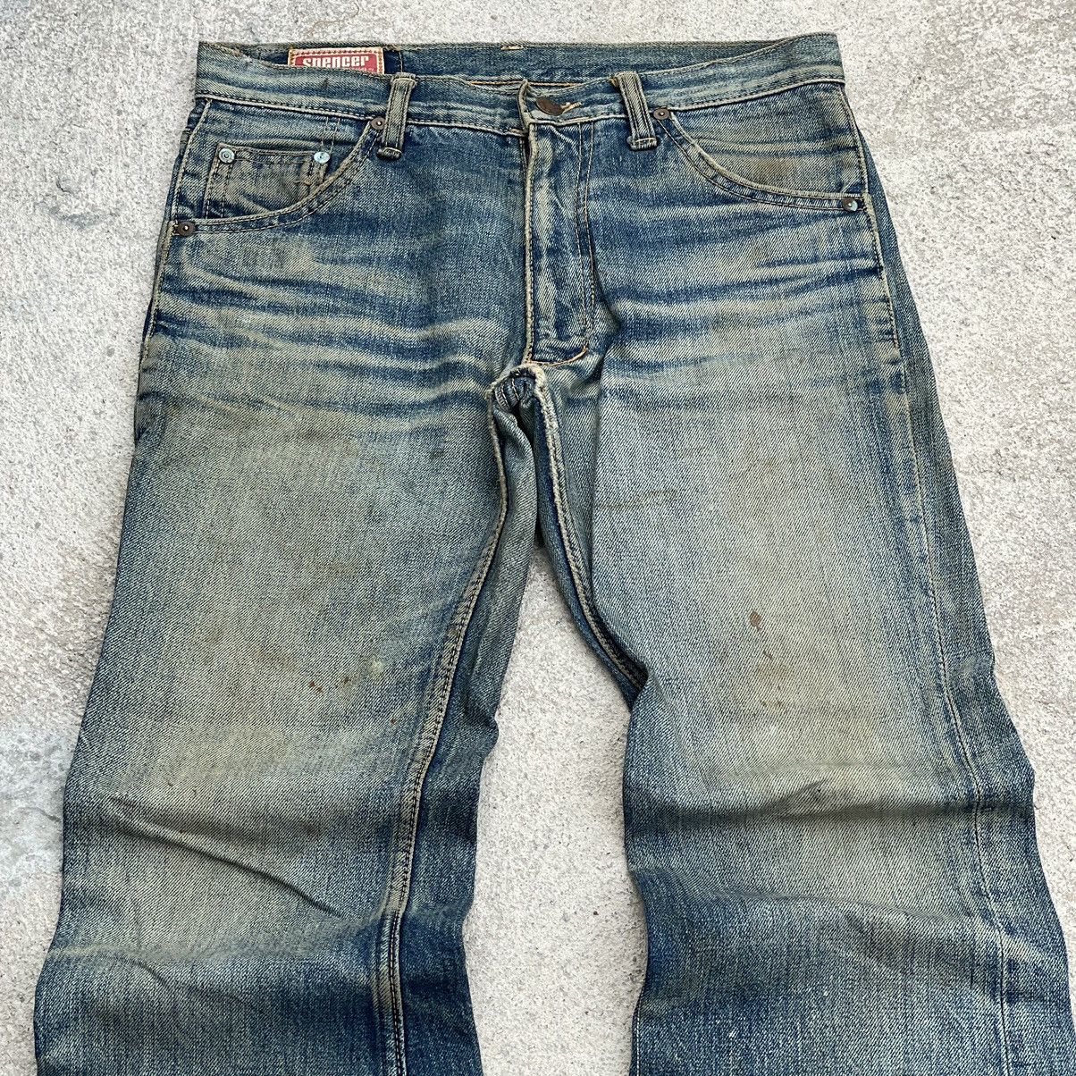 Marks & Spencer × Vintage “SPENCER” CRAZY VINTAGE SPENCER BOOTCUT DIRTY JEANS DENIM Size US 30 / EU 46 - 2 Thumbnail