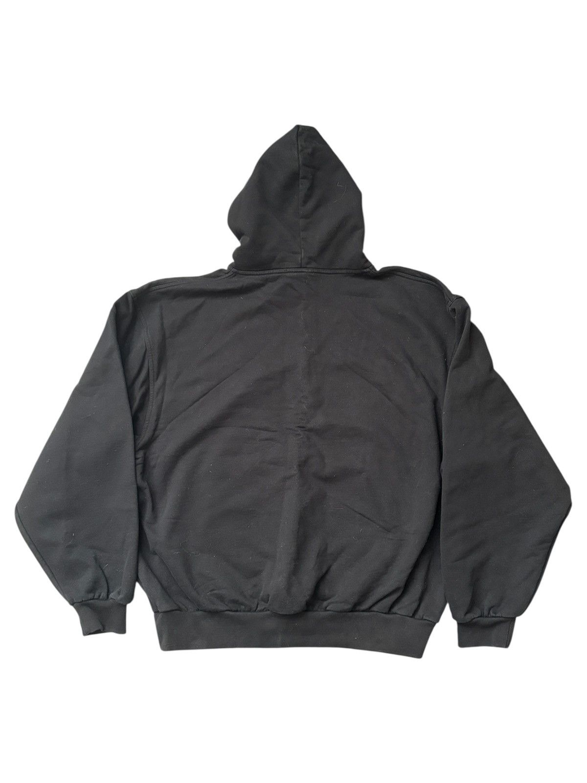 Vintage Black blank heavy hoodie Size US L / EU 52-54 / 3 - 2 Thumbnail