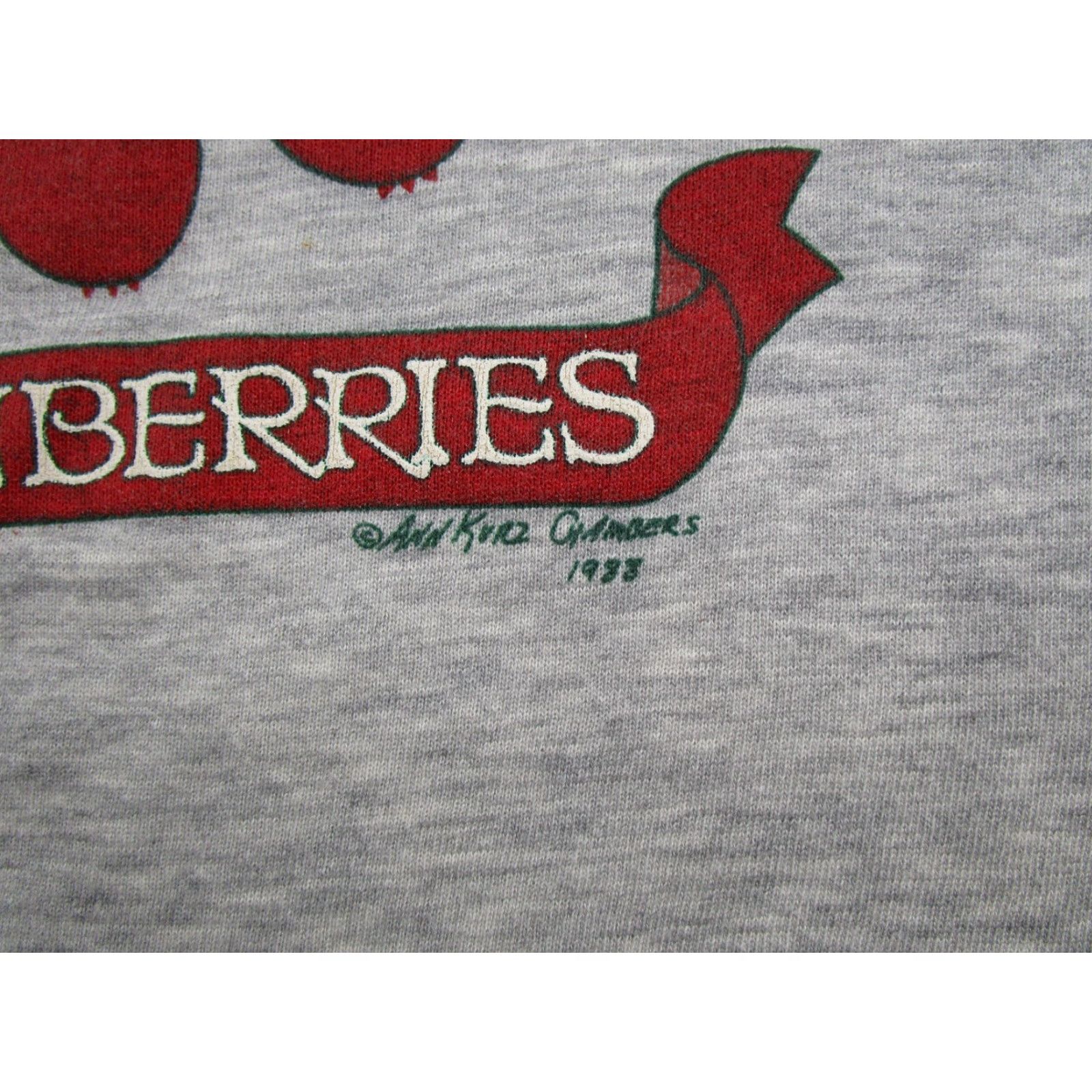 Vintage Vintage Wisconsin Cranberries Raglan Sweatshirt Crewneck 1988 Read Mens M Gray All Seasons Hooded 80s Sports Sweatshirt Size US M / EU 48-50 / 2 - 3 Thumbnail