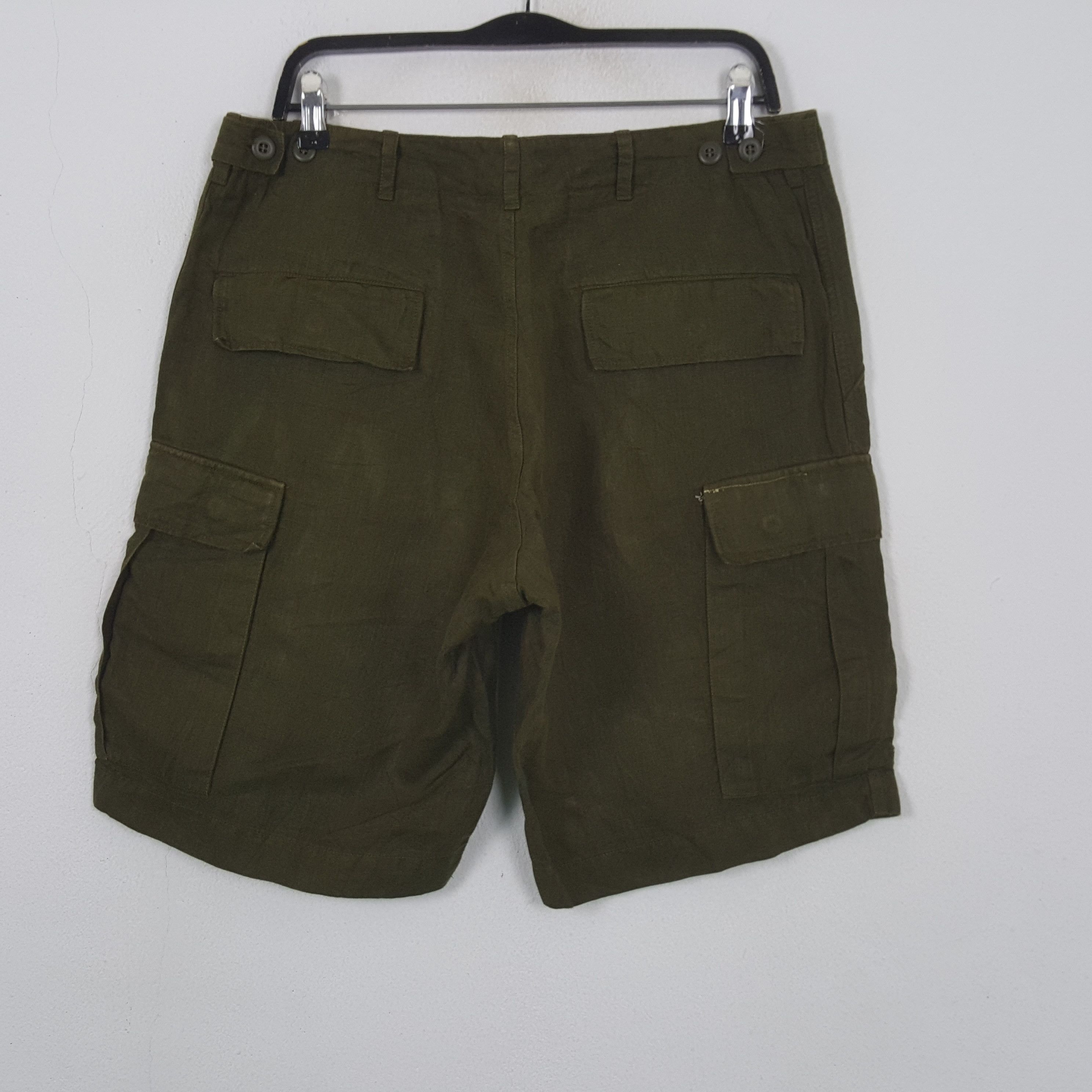 Vintage Honnete France Cargo Style Short Pants RR10 Size US 34 / EU 50 - 3 Thumbnail
