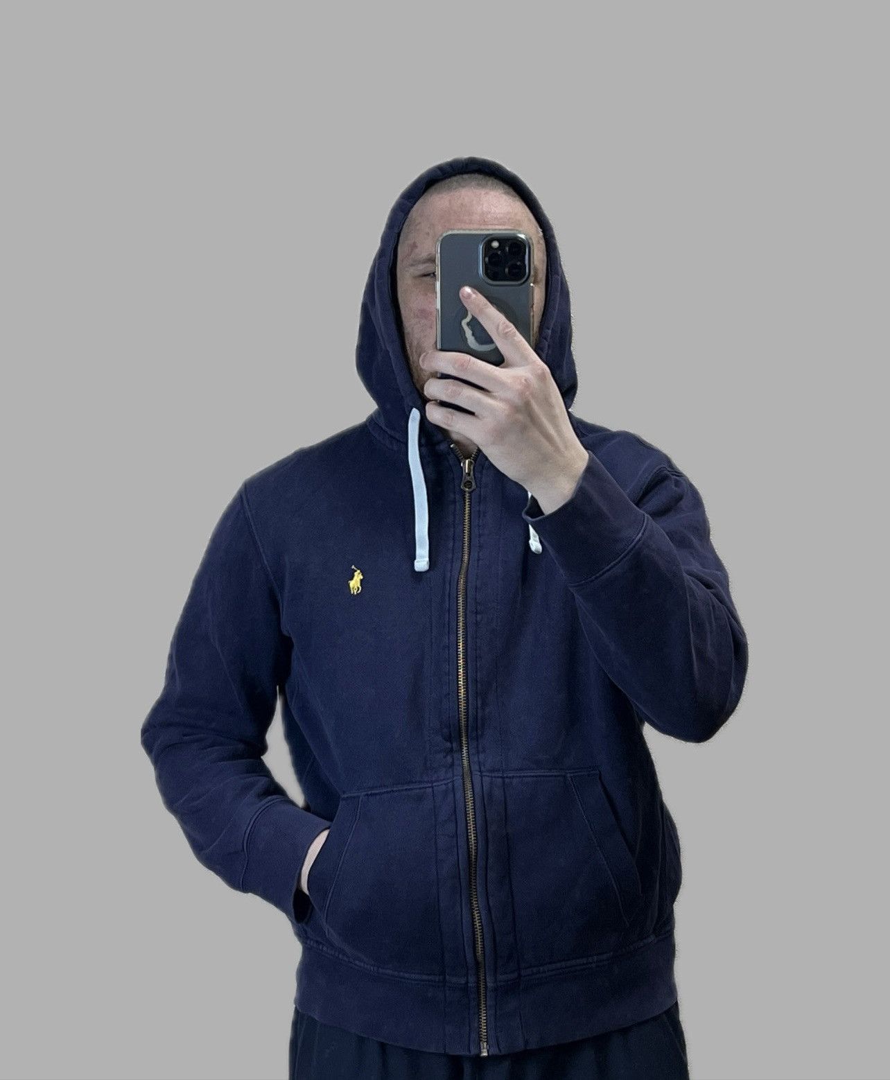 Vintage Vintage Polo Ralph Lauren men’s size L zip hoodie Size US L / EU 52-54 / 3 - 2 Thumbnail