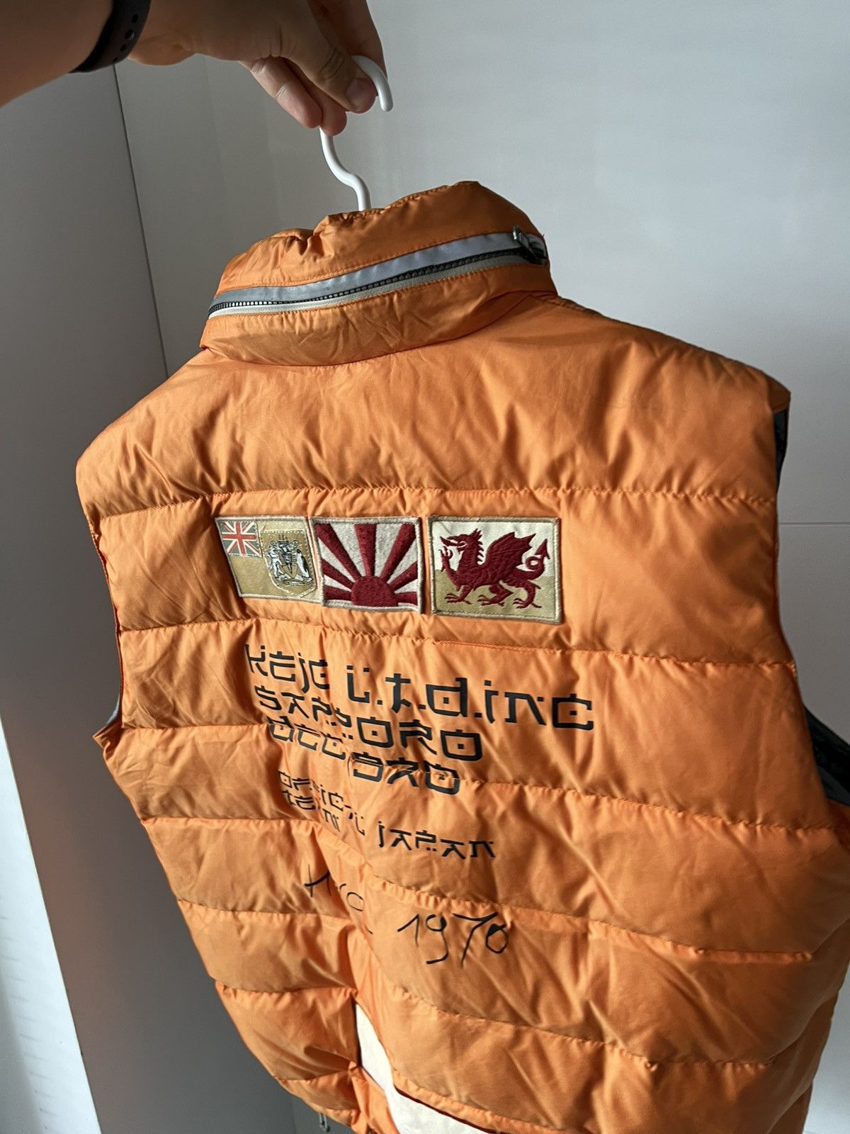 Vintage Vintage Kejo Gaijin Limited Big Logo Goose Down Puffer Vest Size US M / EU 48-50 / 2 - 3 Thumbnail