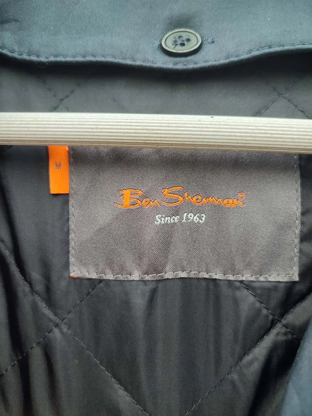 Ben Sherman × Designer Ben Sherman Navy Blue Trench Coat – Quilted Lining, Size M Size US M / EU 48-50 / 2 - 4 Thumbnail