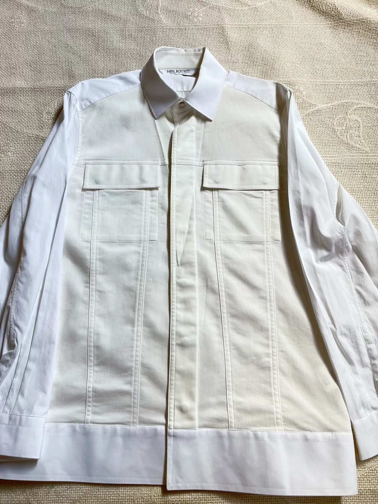 Neil Barrett Neil Barrett Men's Casual Jacket Shirt Size US M / EU 48-50 / 2 - 1 Thumbnail