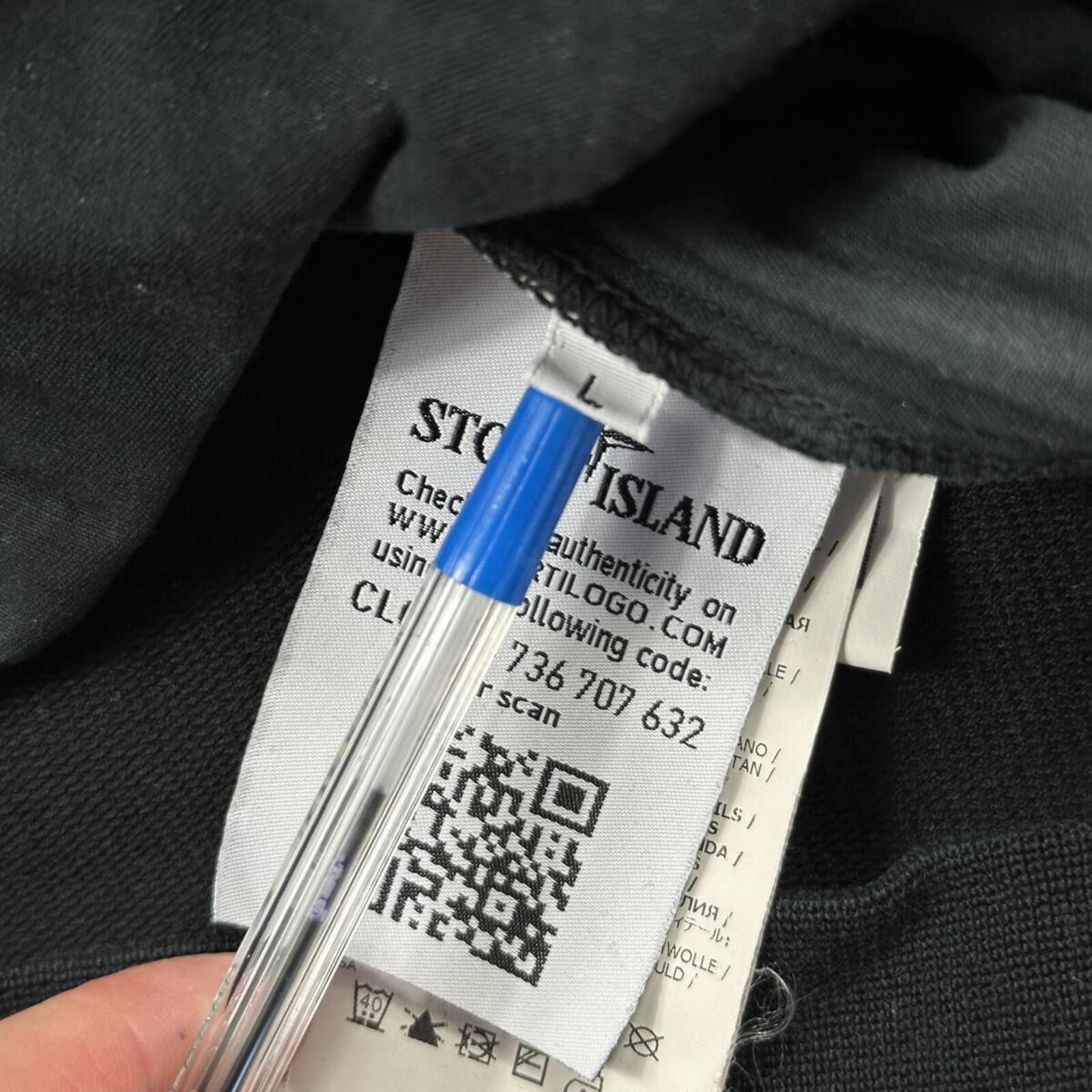 Stone Island Stone Island Ghost Pullover Hoodie Black Large Size US L / EU 52-54 / 3 - 6 Thumbnail
