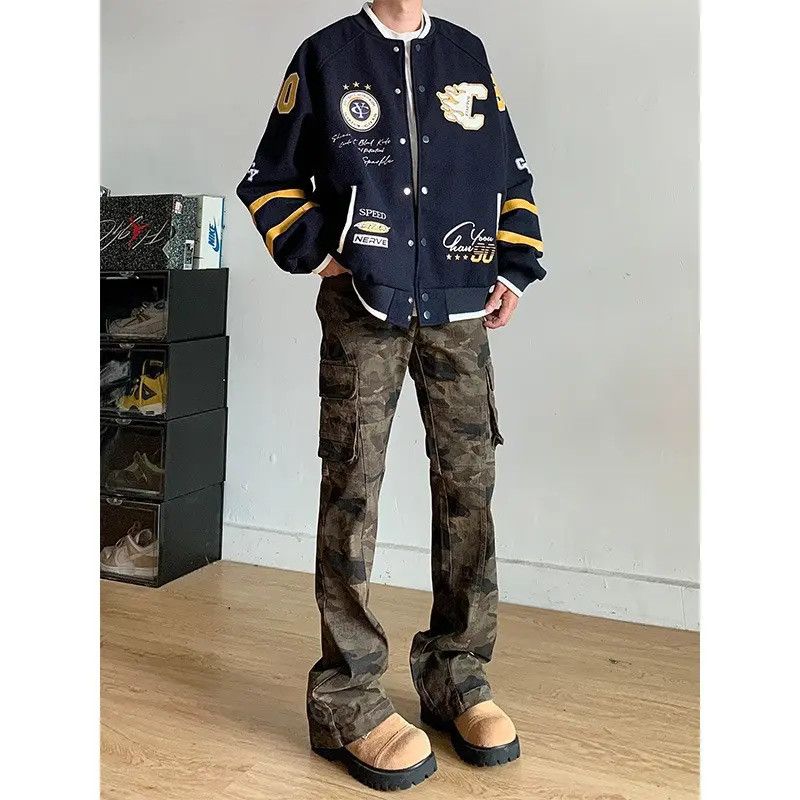Japanese Brand × Jean Retro loose camouflage pocket jeans Size US 30 / EU 46 - 4 Thumbnail