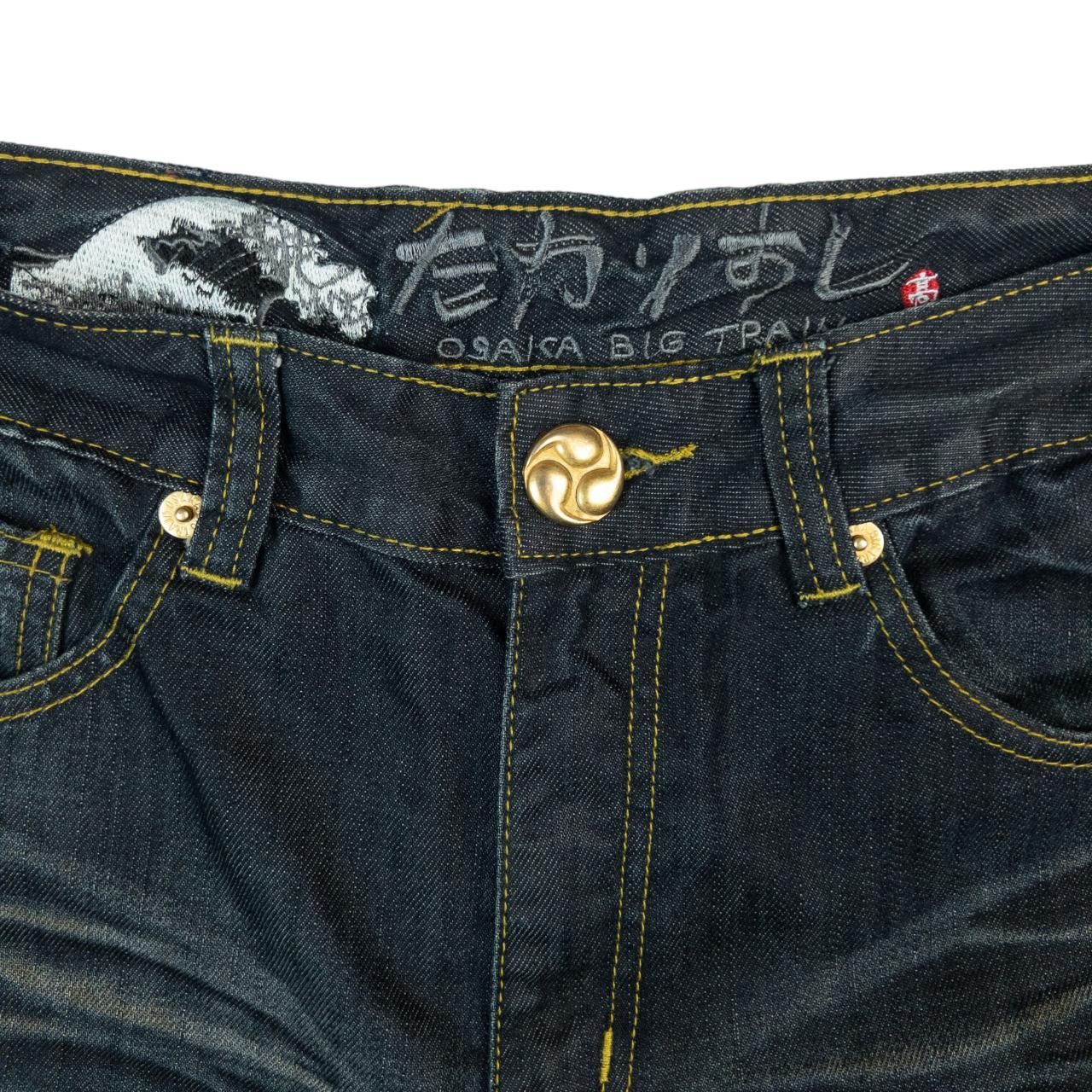 Other Vintage Big Train Japanese Wave Embroidered Jeans Size W32 Size US 32 / EU 48 - 5 Thumbnail
