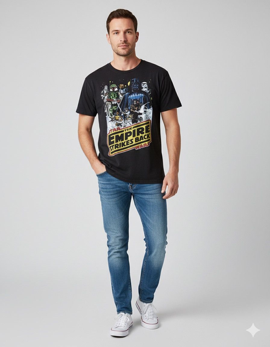 Star Wars 🔥Star Wars The Empire Strikes Back Tee Size US M / EU 48-50 / 2 - 1 Thumbnail