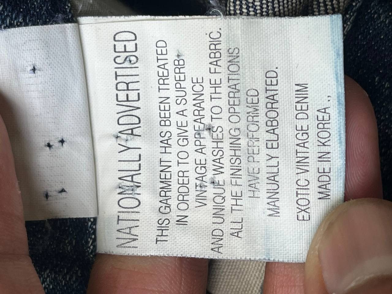 Japanese Brand VINTAGE JAPANESE BRAND DISTRESSED STYLE MUD WASH FADED Size 31" - 17 Thumbnail