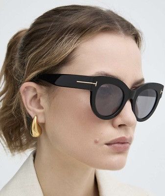 Tom Ford Tom Ford Women Sunglasses LUCILLA FT1063/S 01C BRAND NEW Size ONE SIZE - 11 Thumbnail