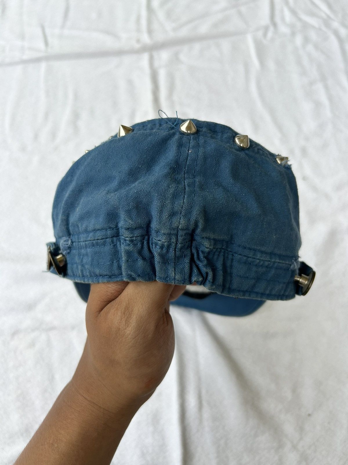 14th Addiction × Japanese Brand × Le Grande Bleu (L.G.B.) Japanese distressed studded hats Size ONE SIZE - 7 Thumbnail