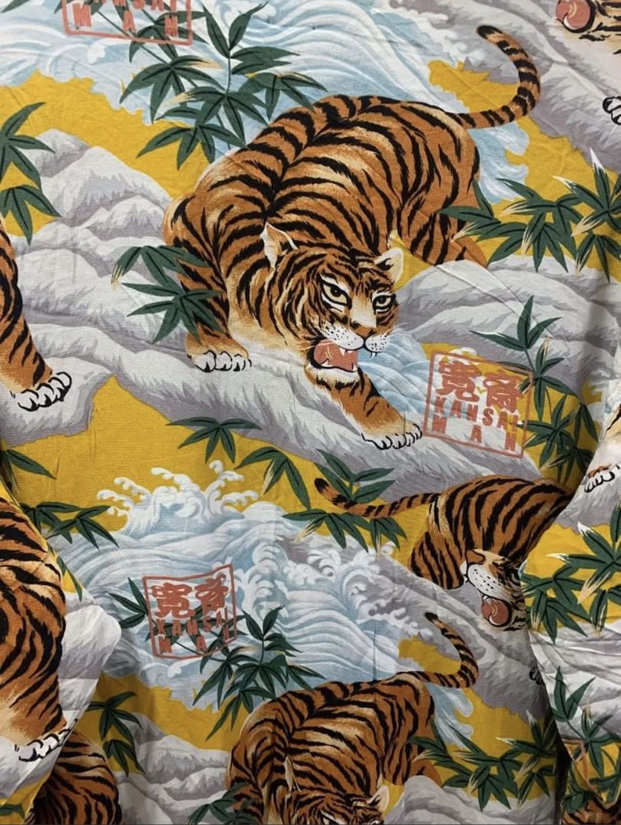 Kansai Yamamoto KANSAI MAN - BAMBOO TIGER BOMBER/VARSITY JACKET Size US M / EU 48-50 / 2 - 7 Thumbnail