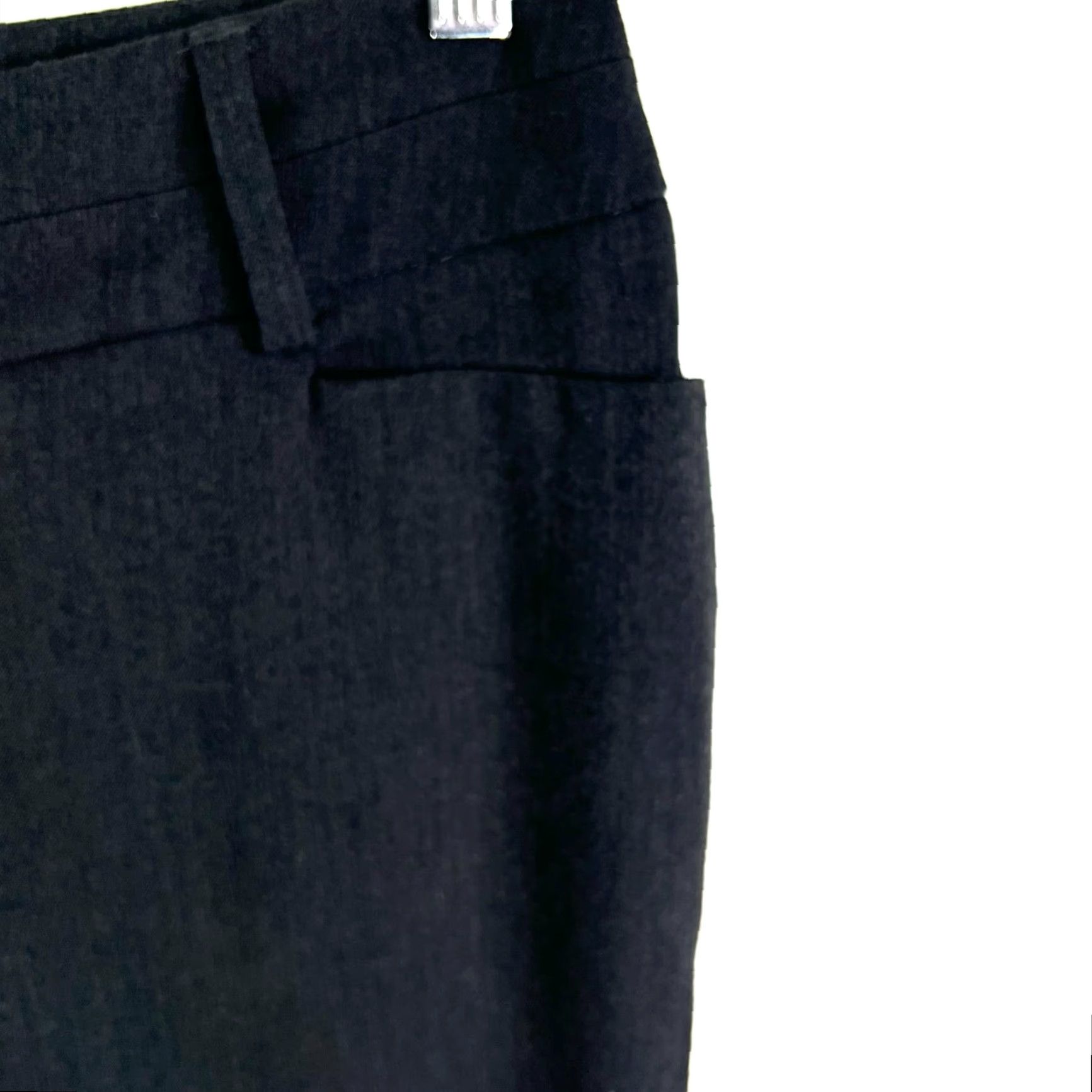 Apt. 9 Apt 9 Flat Front Woven Dress Pants Women's Size 9L Dark Gray Size 30" / US 8 / IT 44 - 4 Thumbnail