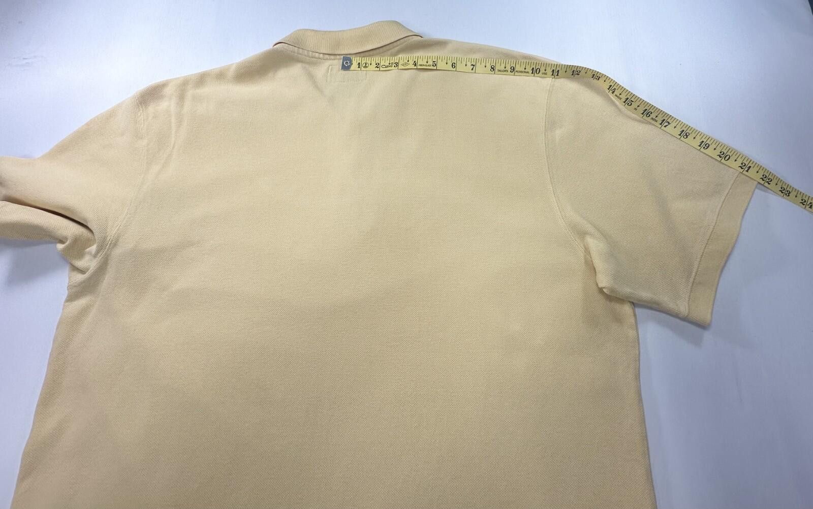 Abercrombie & Fitch Abercrombie Fitch 1/4 Button S/S Polo Shirt Yellow Mens XL Size US XL / EU 56 / 4 - 5 Thumbnail