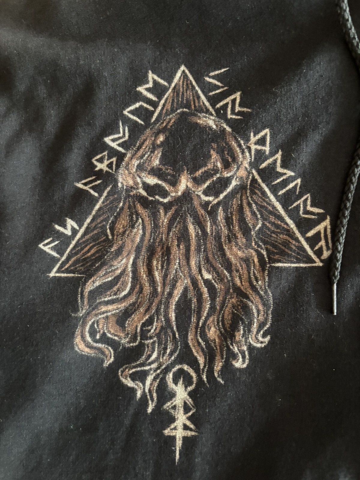 Handmade × Hanes “Eldritch” -Hand-Bleach-Painted Hoodie Size US XL / EU 56 / 4 - 4 Thumbnail