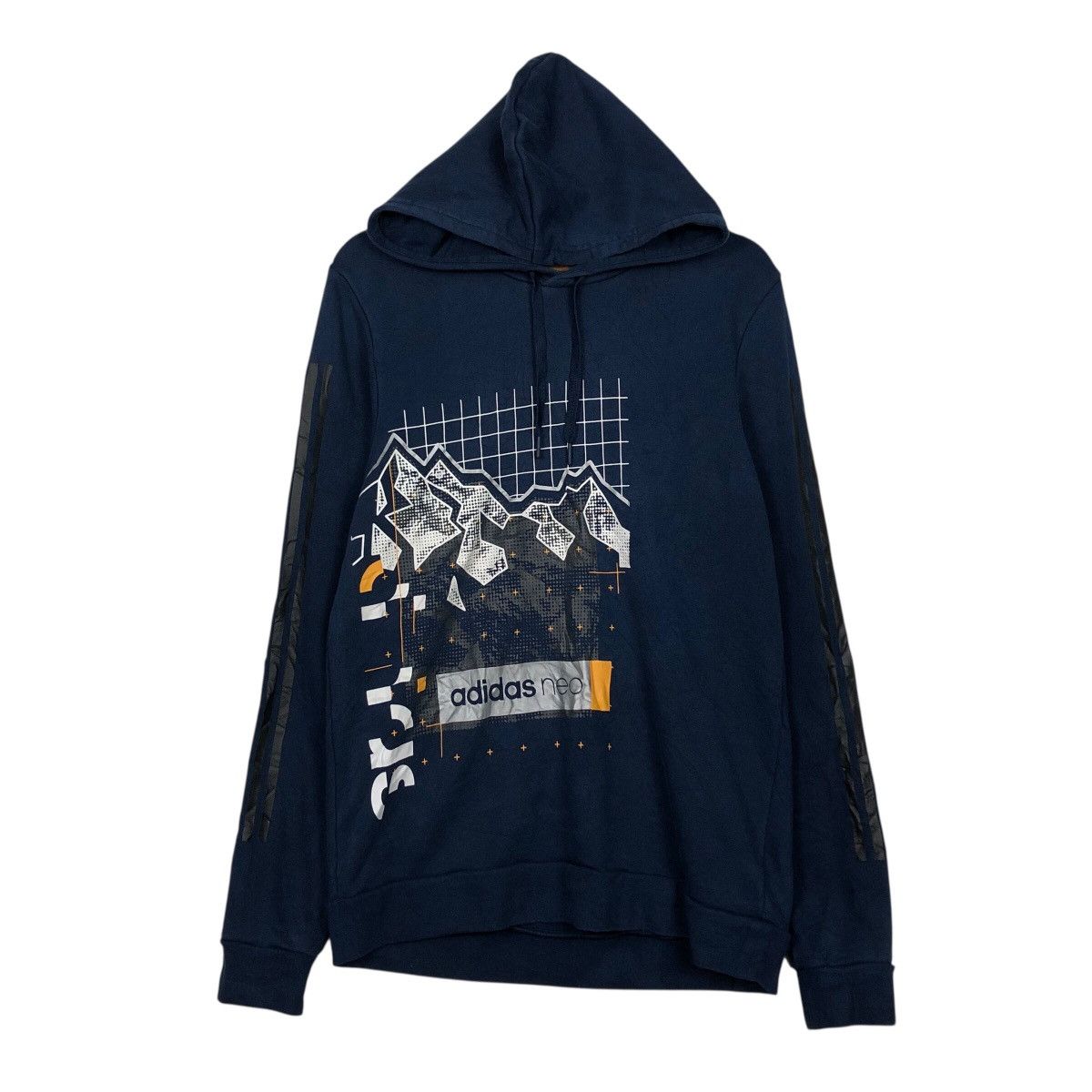 Adidas 📌Adidas Hoodie Pull Over Rare Big Logo Over Design Size US L / EU 52-54 / 3 - 2 Thumbnail