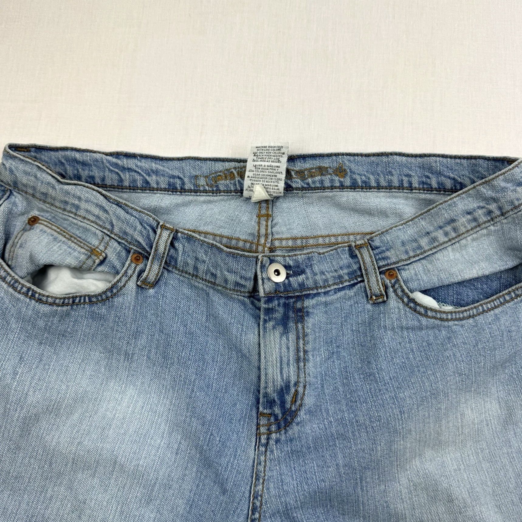 Vintage VINTAGE No Boundaries Jeans Women Tall 15 Blue 90s Grunge Y2K 2000s Punk Straight Jeans Womens Size 36" / US 14 / IT 50 - 4 Thumbnail