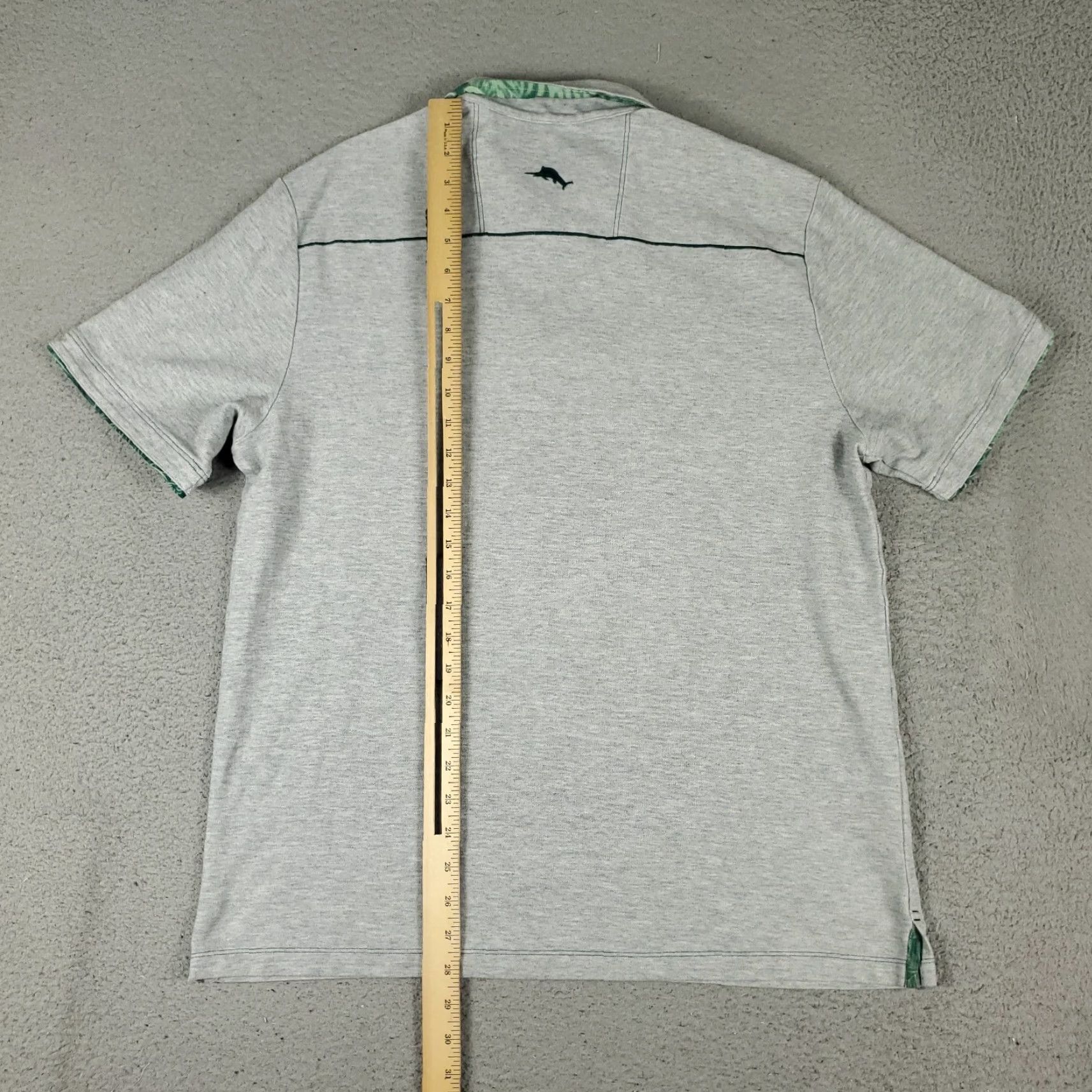 Tommy Bahama Tommy Bahama Polo Shirt Gray Casual Regular Large Mens Short Sleeve Size US L / EU 52-54 / 3 - 4 Thumbnail