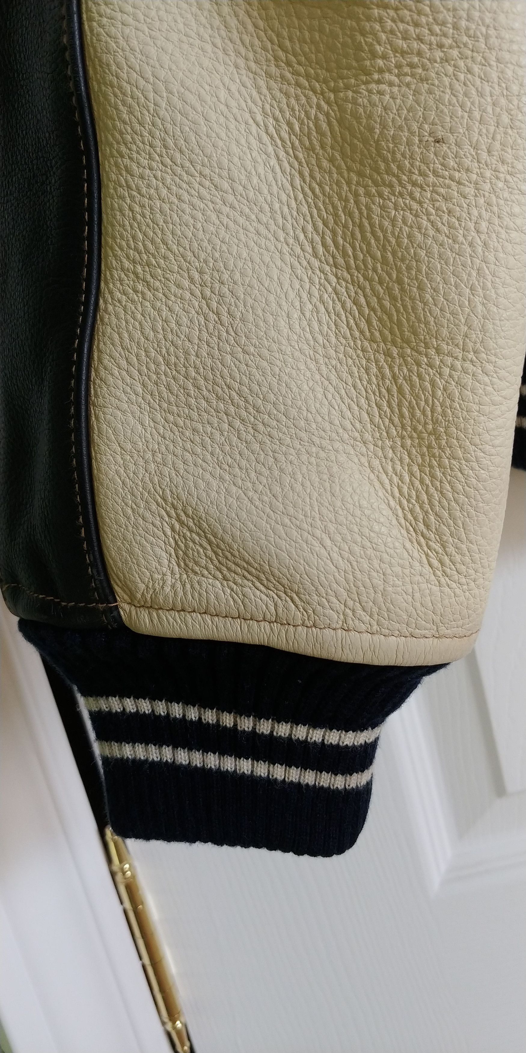 Guess RARE Vintage Guess Leather Varsity Jacket Size US M / EU 48-50 / 2 - 7 Thumbnail