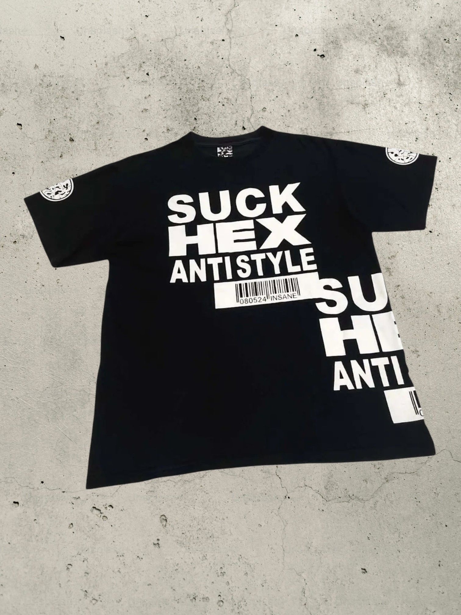 Hex Antistyle Very Rare! Vintage Hex Antistyle Punk "Insane" Graphic tee Size US L / EU 52-54 / 3 - 3 Thumbnail