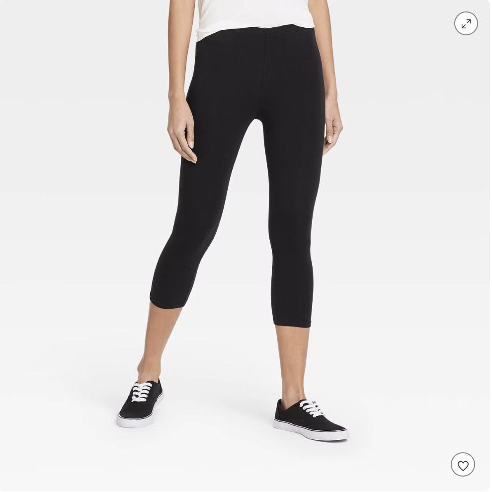 Designer Xhilaration Footless Capri Ankle Length Tights 2pcs Set Size 26" / US 2 / IT 38 - 3 Thumbnail