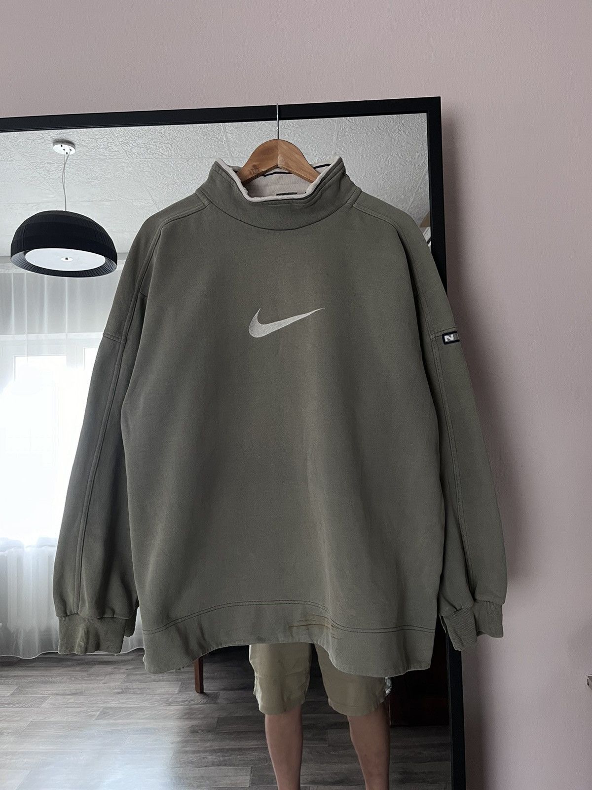 Nike NIKE VINTAGE CENTER LOGO OVERSIZE BOXY SWEATSHIRT Size US XL / EU 56 / 4 - 2 Thumbnail