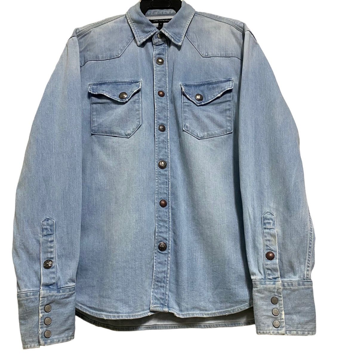 JACKROSE Jackrose Western Denim Shirt Snap Button Size US L / EU 52-54 / 3 - 15 Thumbnail