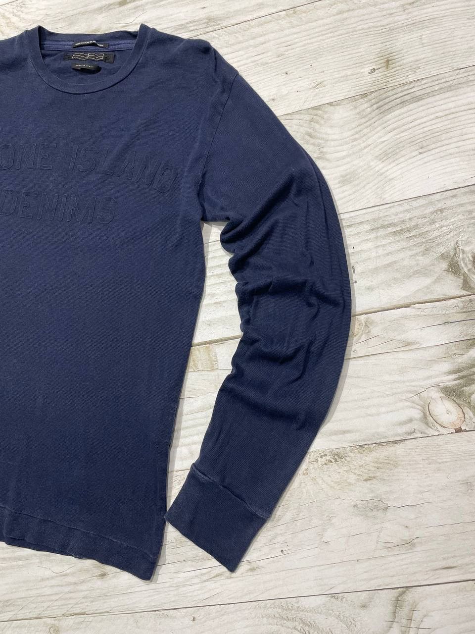 Stone Island Vintage Stone Island Denims Long Sleeve T-Shirt 2008 Y2K Size US S / EU 44-46 / 1 - 5 Thumbnail