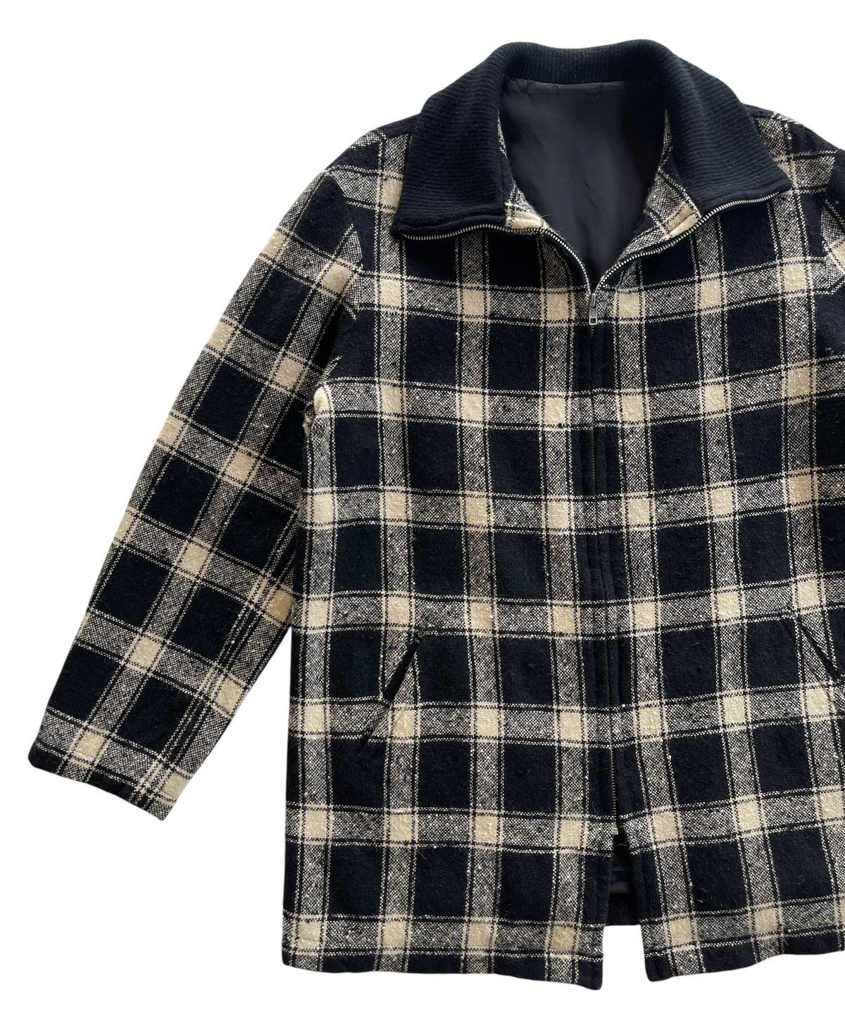 Y's for Men AW1992 Yohji Yamamoto Zip Up Tartan Blouson Jacket Size US L / EU 52-54 / 3 - 6 Thumbnail