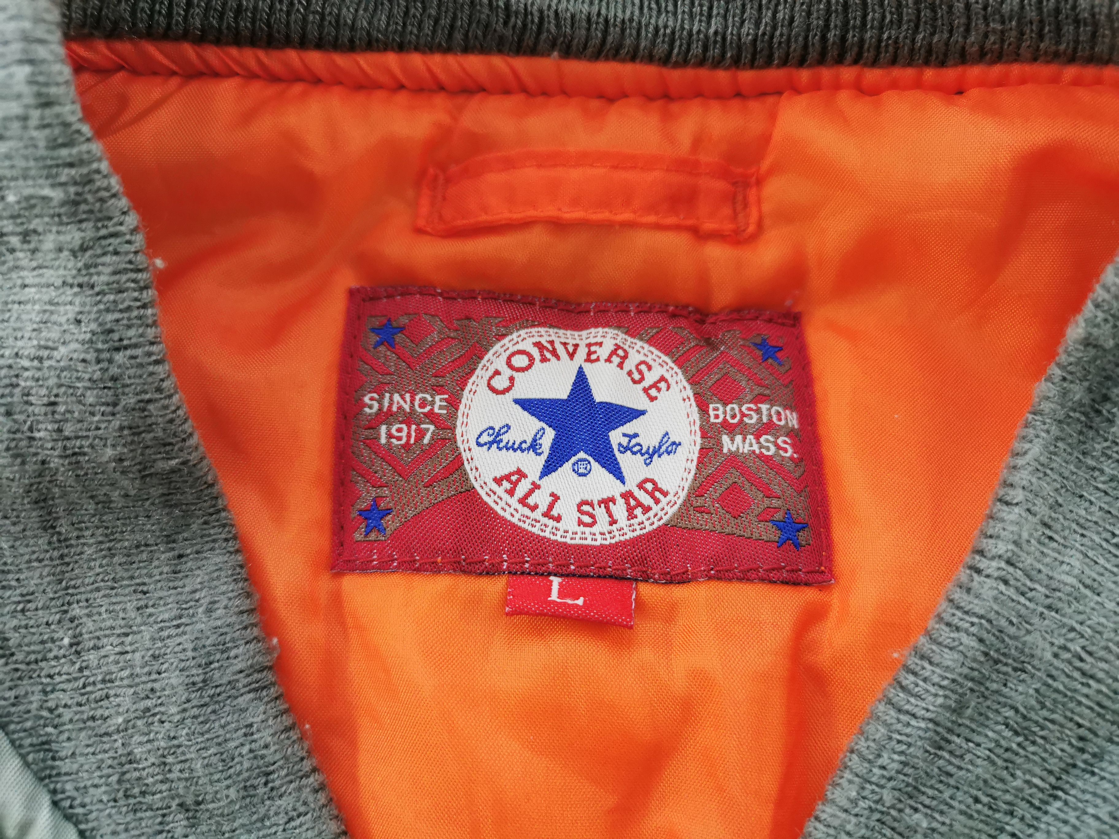 Converse Vintage Converse All Star Boston Mass Bomber Nylon Jacket Size US M / EU 48-50 / 2 - 9 Thumbnail