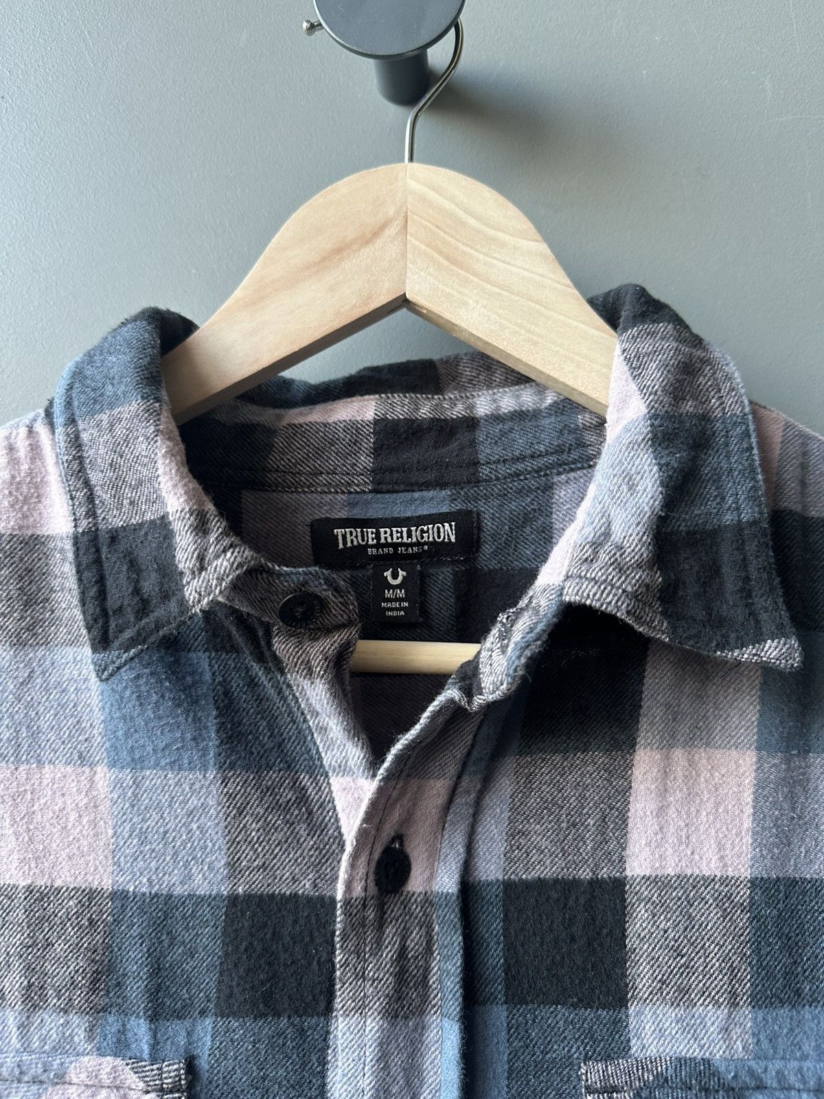 True Religion True Religion Flannel Cotton Shirt Size M Size US L / EU 52-54 / 3 - 3 Thumbnail