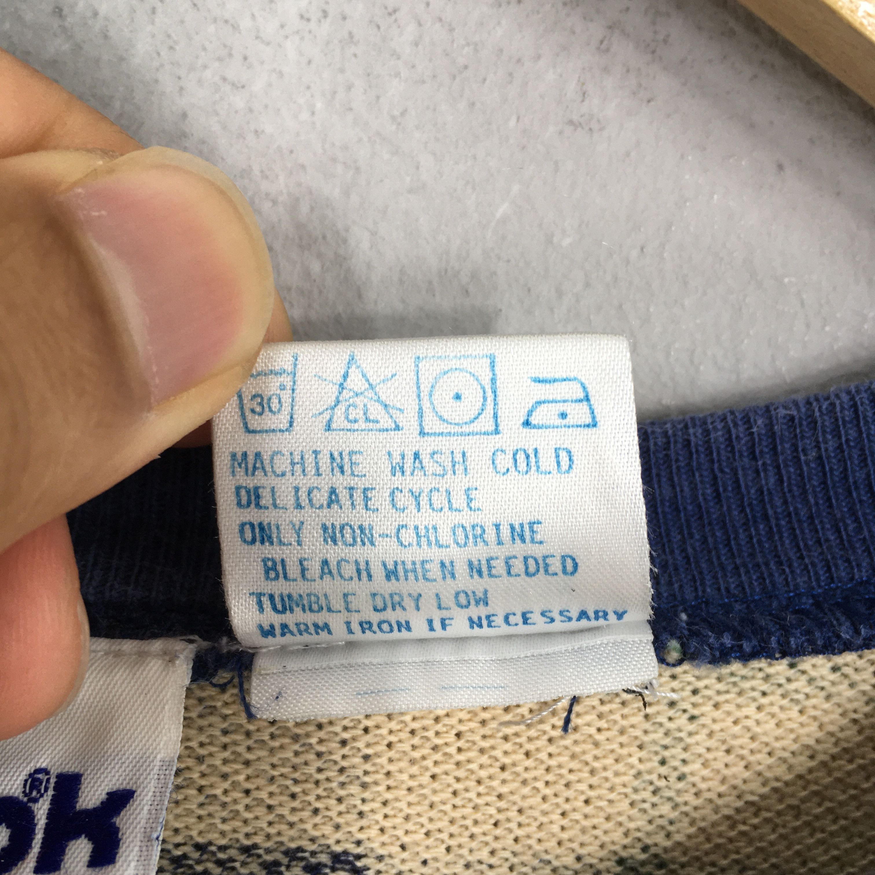 Reebok × Vintage Vintage 90's Reebok Plaid Checkered Blue T shirt Large Size US L / EU 52-54 / 3 - 4 Thumbnail