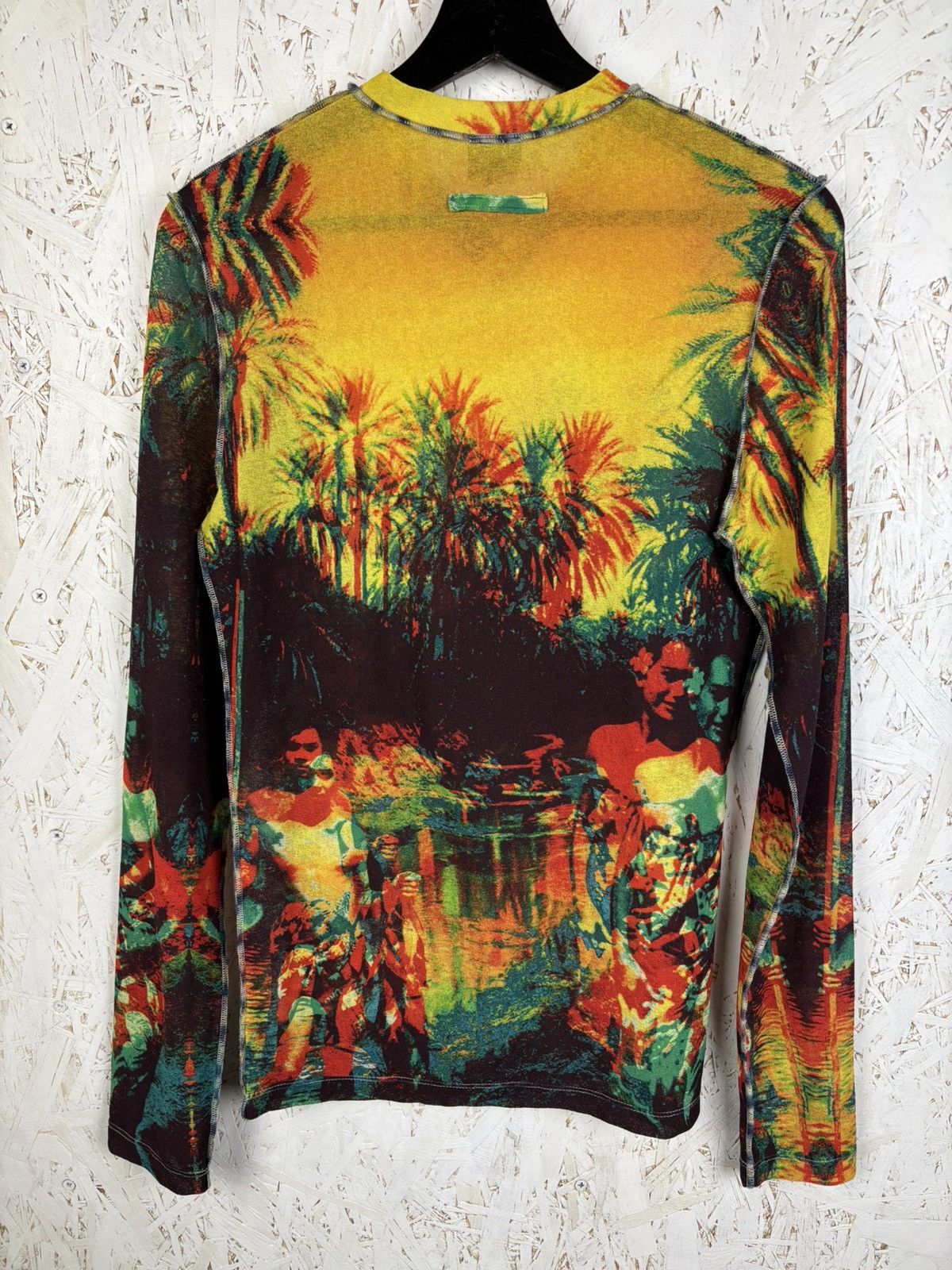 Jean Paul Gaultier Jean Paul Gaultier SS00 LSD Mesh V Neck Maille Long Sleeve M Size US M / EU 48-50 / 2 - 6 Thumbnail