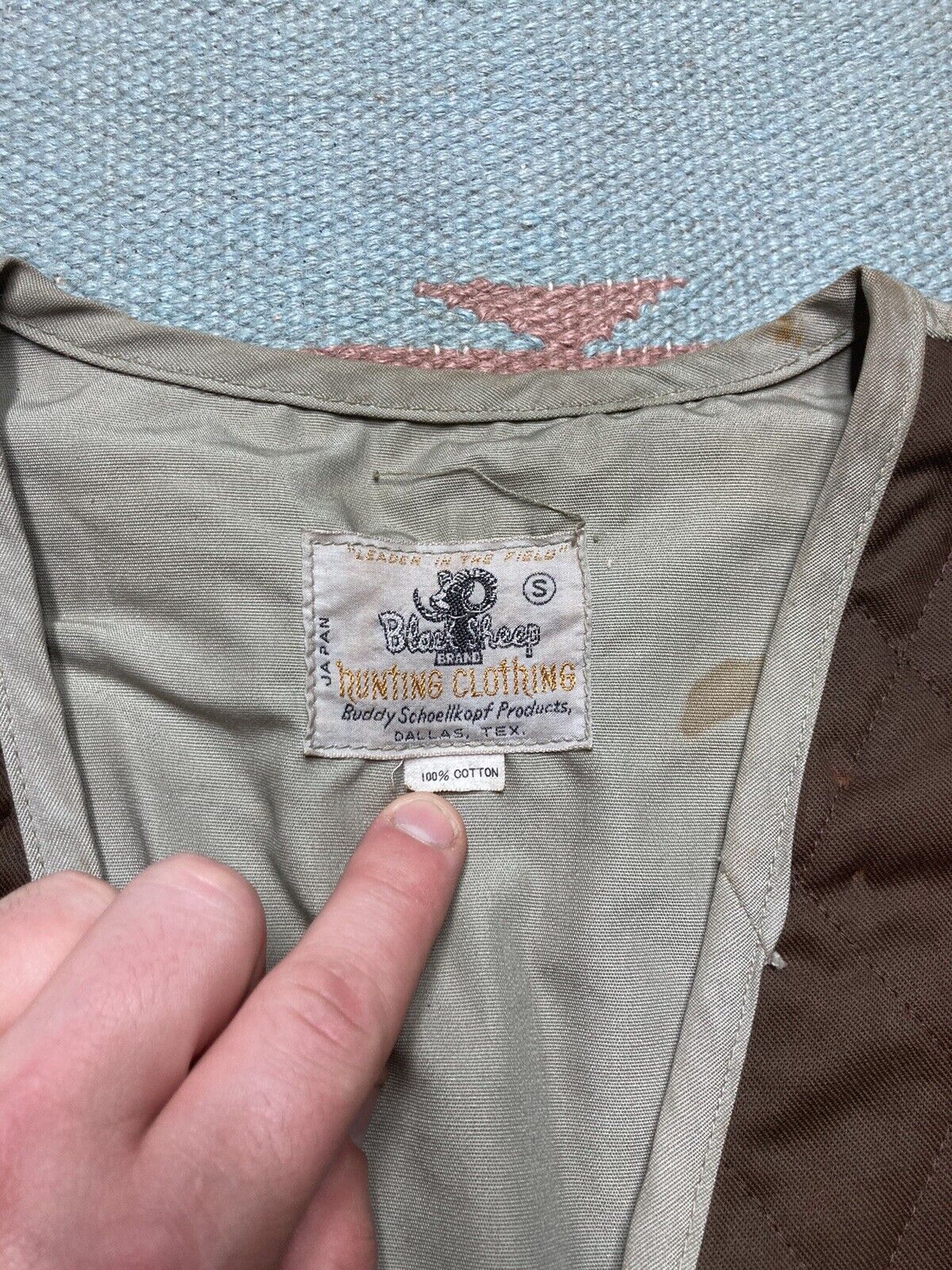 Black Sheep × Vintage VTG black sheep brand hunting shooting vest shotgun game S Size US S / EU 44-46 / 1 - 5 Thumbnail