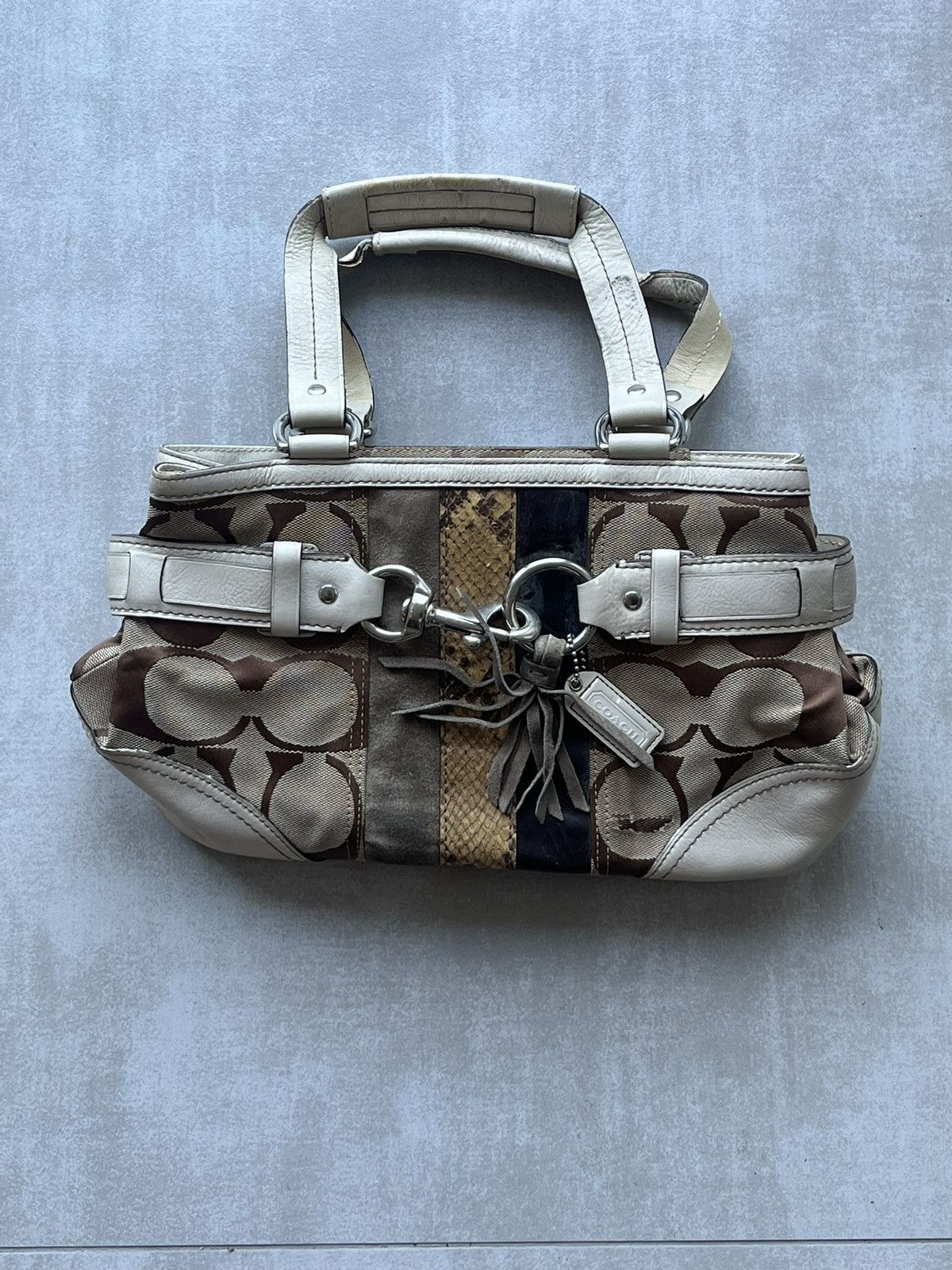 Coach Coach Legacy Patchwork Signature Shoulder Bag Size ONE SIZE - 3 Thumbnail