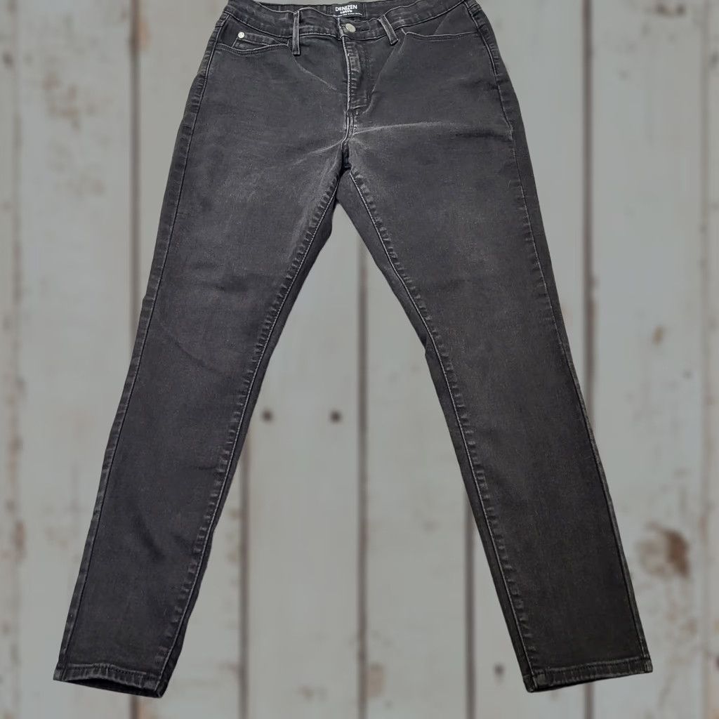 Denizen Denizen Jeans Womens Size 10 Black Dark Wash High Rise Skinny Jeans 29x28 Casual Size 32" / US 10 / IT 46 - 1 Thumbnail