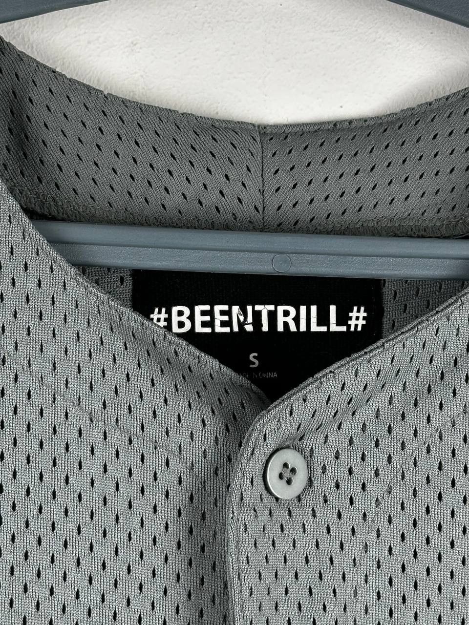 Been Trill × Virgil Abloh Been Trill 13 Grey Baseball Jersey Size S Size US S / EU 44-46 / 1 - 8 Thumbnail
