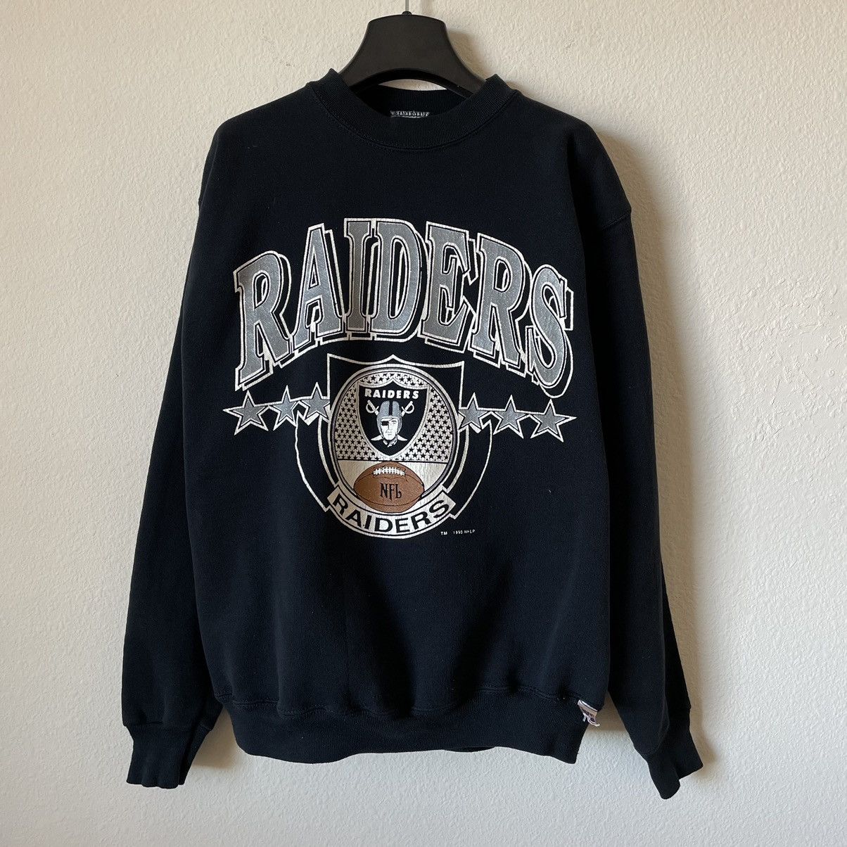 Logo 7 Vintage 1990 Los Angeles Raiders NFL Logo 7 Sweatshirt | Grailed