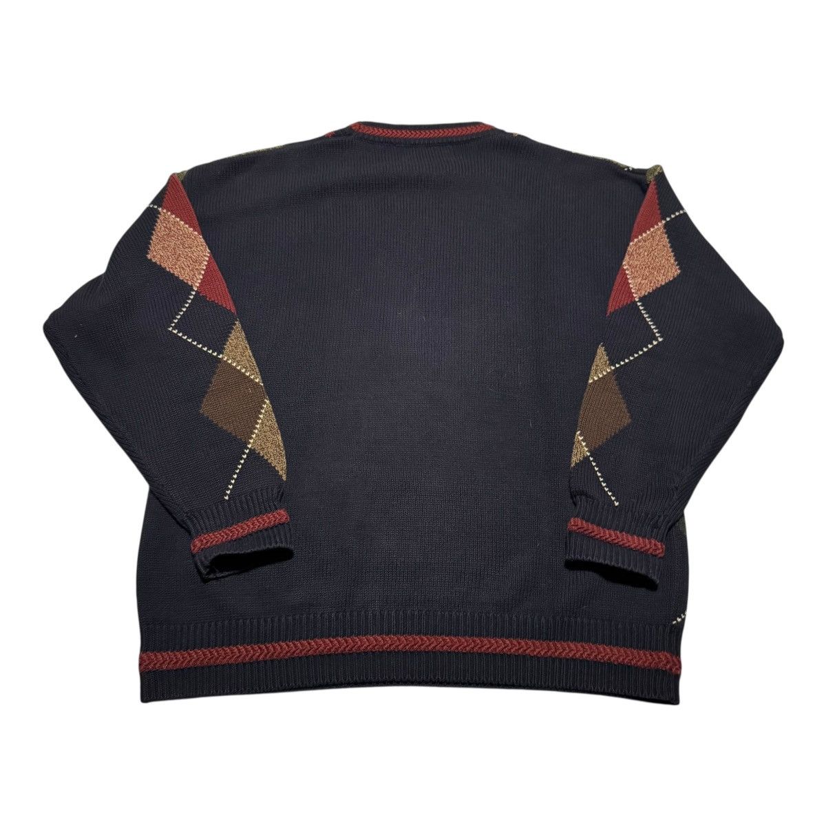 Vintage Vintage Woods & Gray Argyle Diamond Sweater Men's Large Size US L / EU 52-54 / 3 - 3 Thumbnail