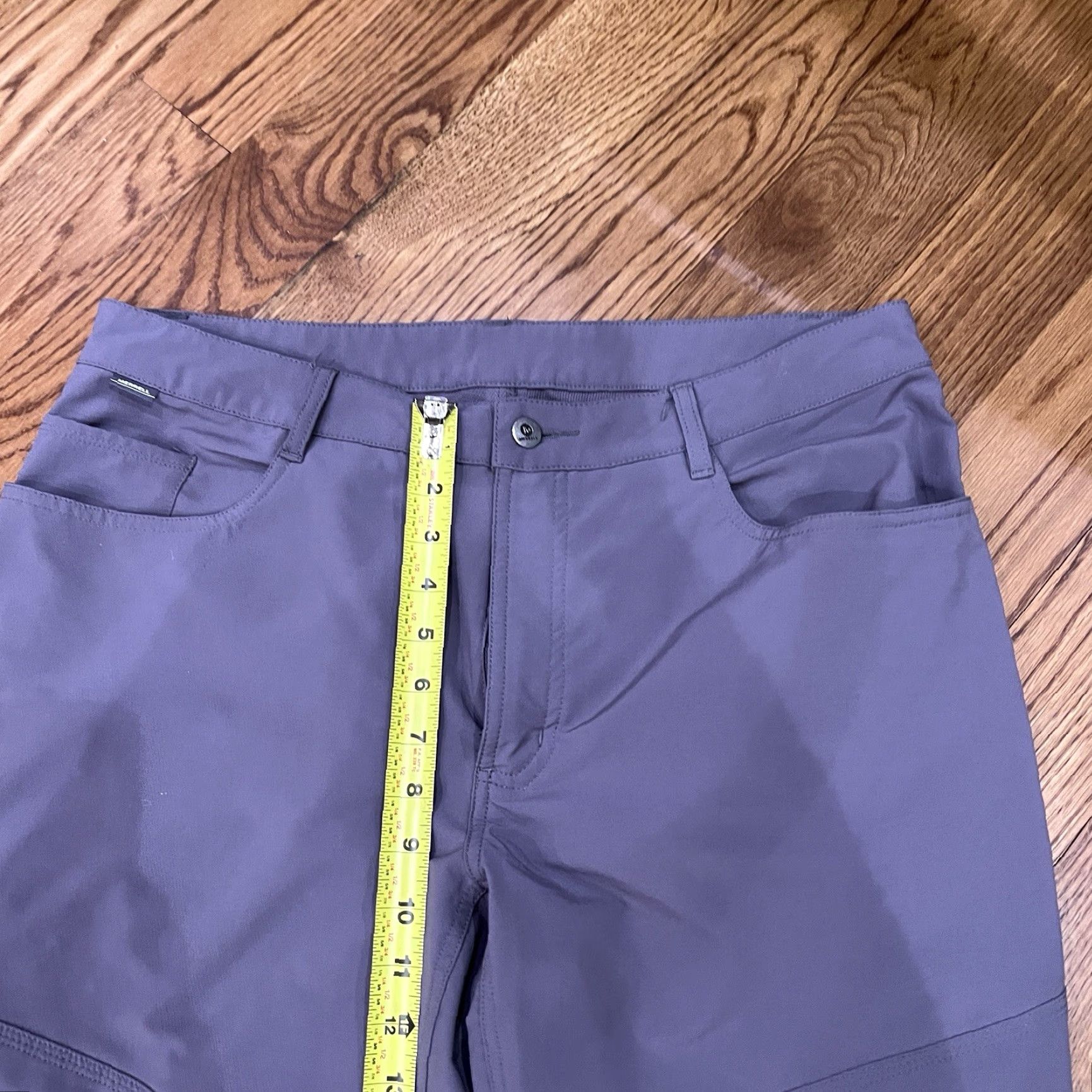 Merrell Merrell Men’s Cotton Chino Pants Size 34 Gray Outdoor Hiking Travel Straight Leg Size US 34 / EU 50 - 2 Thumbnail
