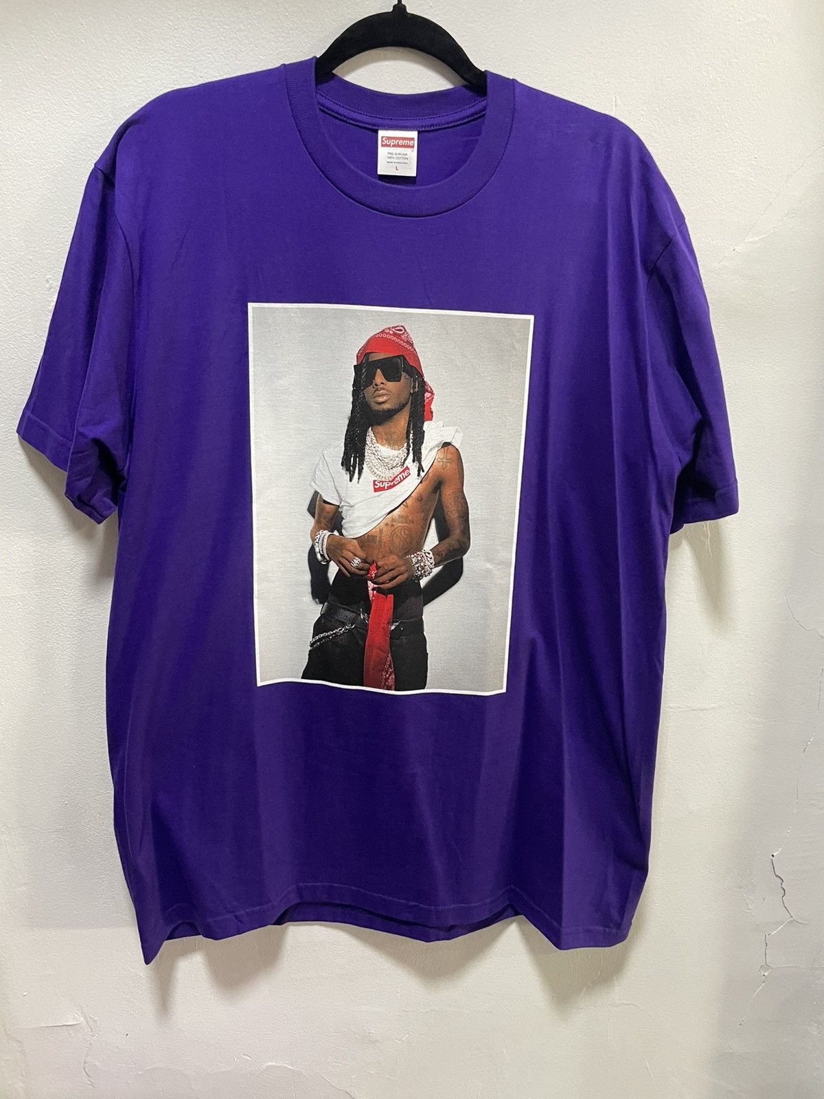 Playboi Carti Tee パープル Supreme Supreme Playboi Carti Tee Purple Size XL | Grailed