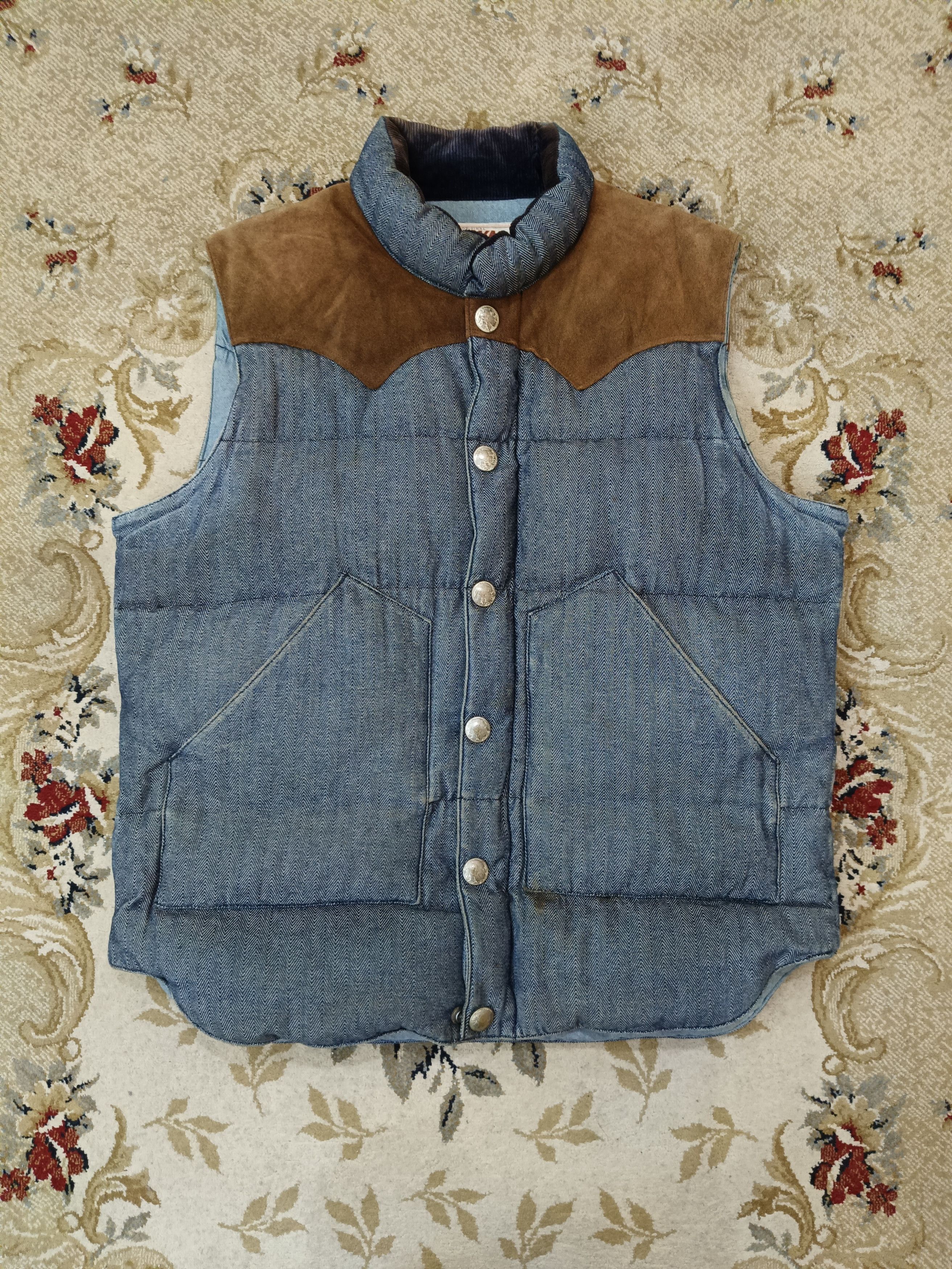 Sugar Cane × Vintage Vintage Sugar Cane Denim Down Vest Size US L / EU 52-54 / 3 - 13 Thumbnail