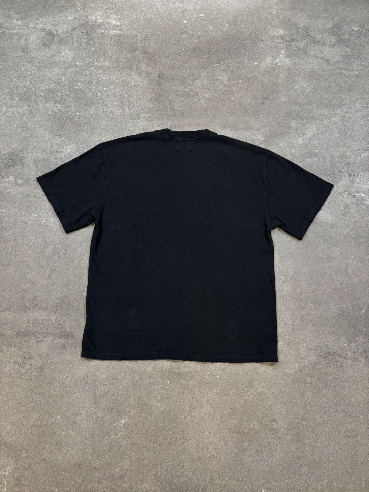 Vintage WARMAN WEEPING ANGEL GRAPHIC TEE, WASHED BLACK Size US S / EU 44-46 / 1 - 5 Thumbnail