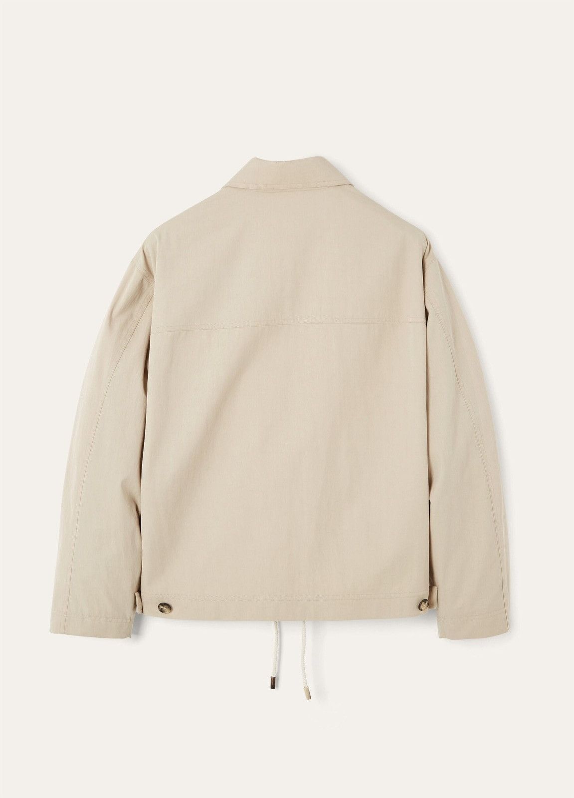 Loro Piana o1srvl11e0526 FAP1664 Rudolf Blouson Jacket in Beige Size US XL / EU 56 / 4 - 2 Thumbnail