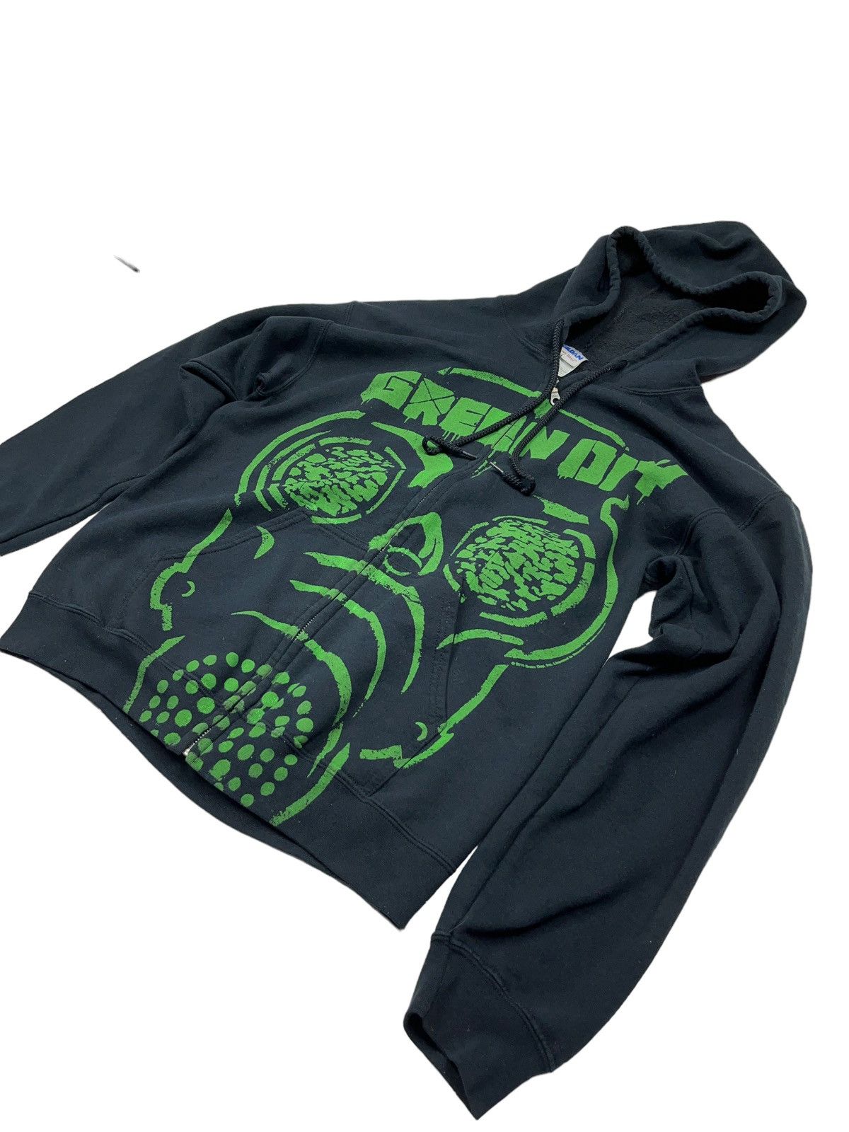 Band Tees Vintage y2k Green Day Gas Mask Hoodie Size US M / EU 48-50 / 2 - 7 Thumbnail