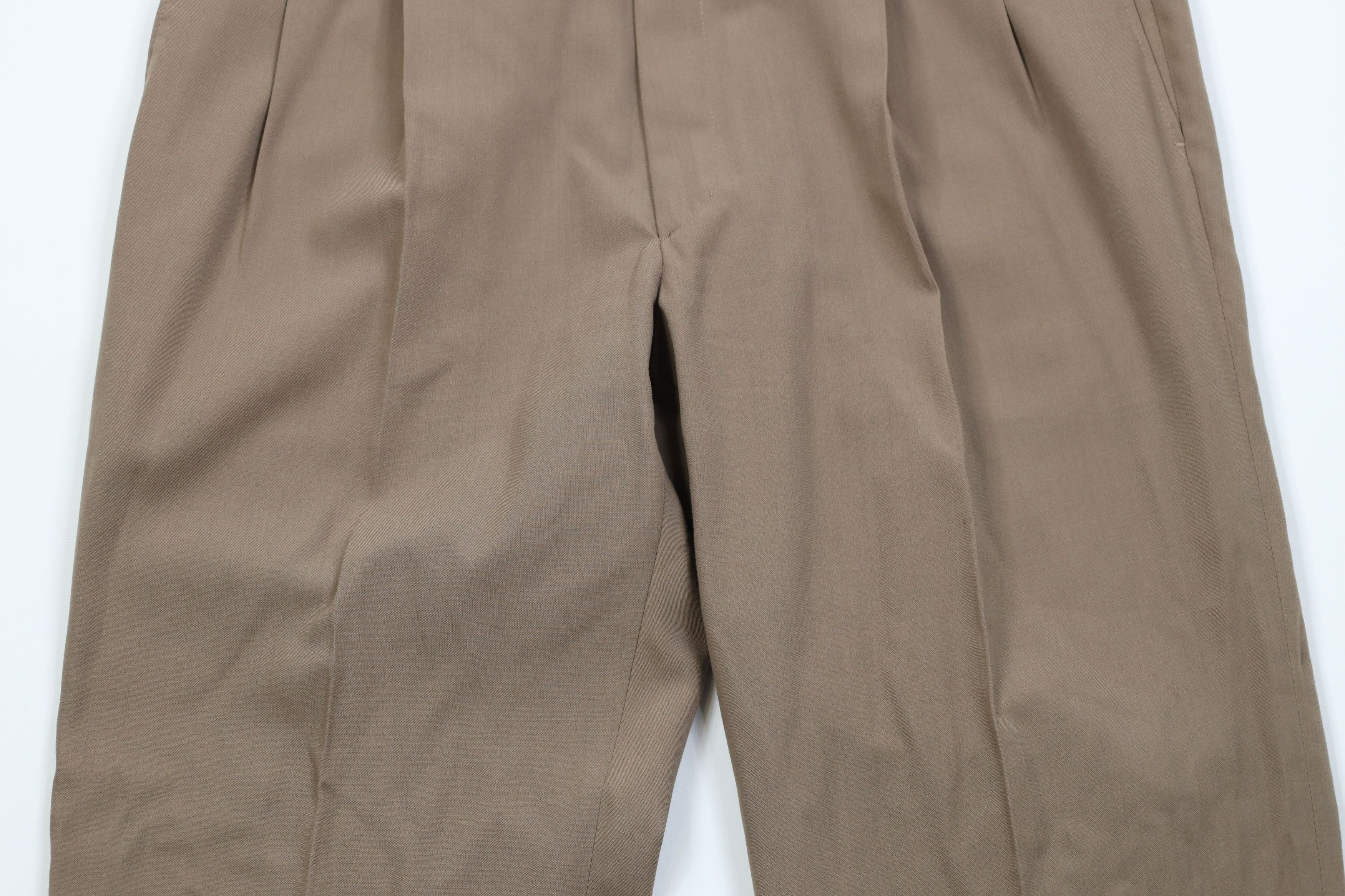 Vintage Vintage 90s Streetwear Wool Blend Knit Wide Leg Chino Pants Size US 36 / EU 52 - 3 Thumbnail