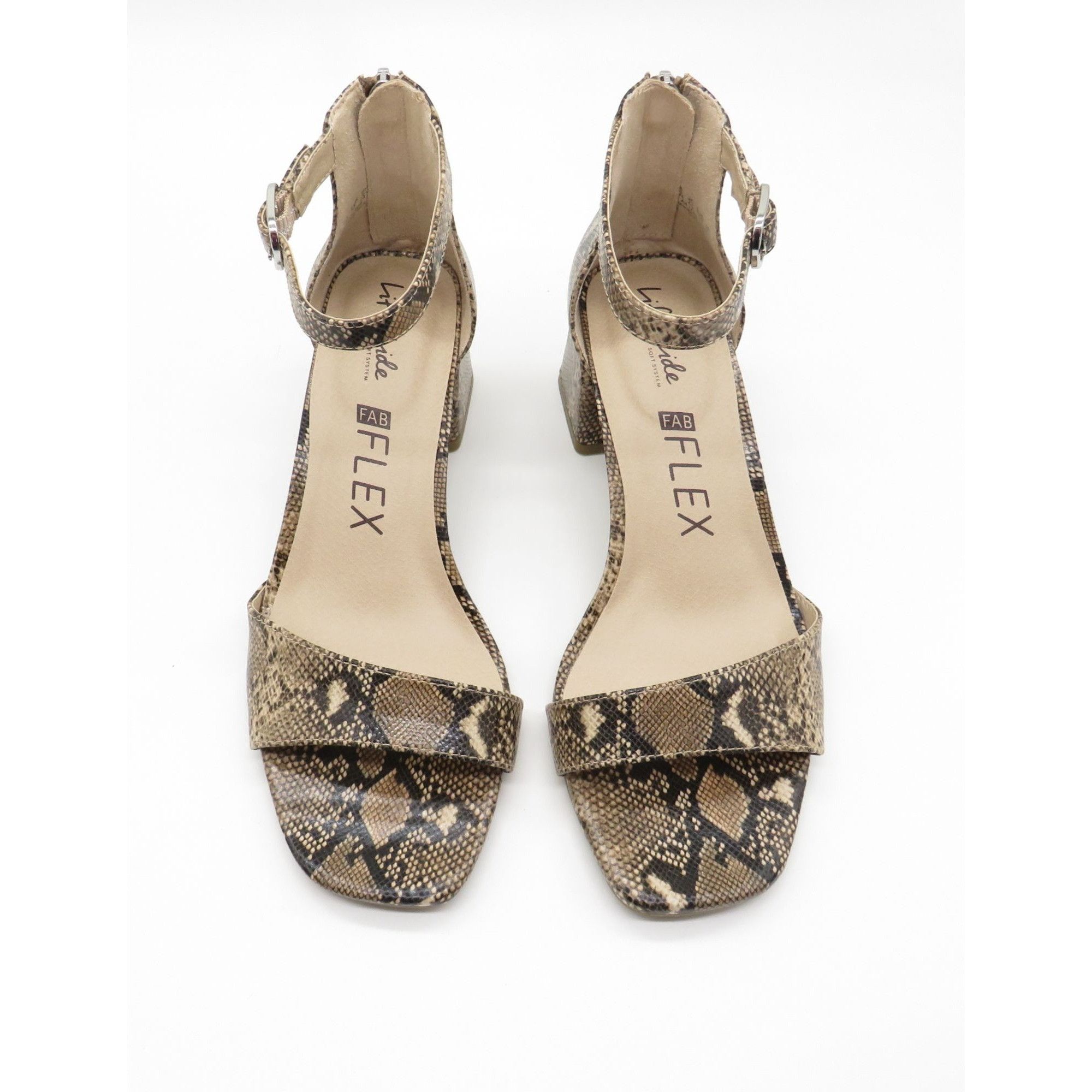 Other LifeStride Women's Fab Flex Cassidy Snakeskin Print Block He Size US 7 / IT 37 - 2 Thumbnail