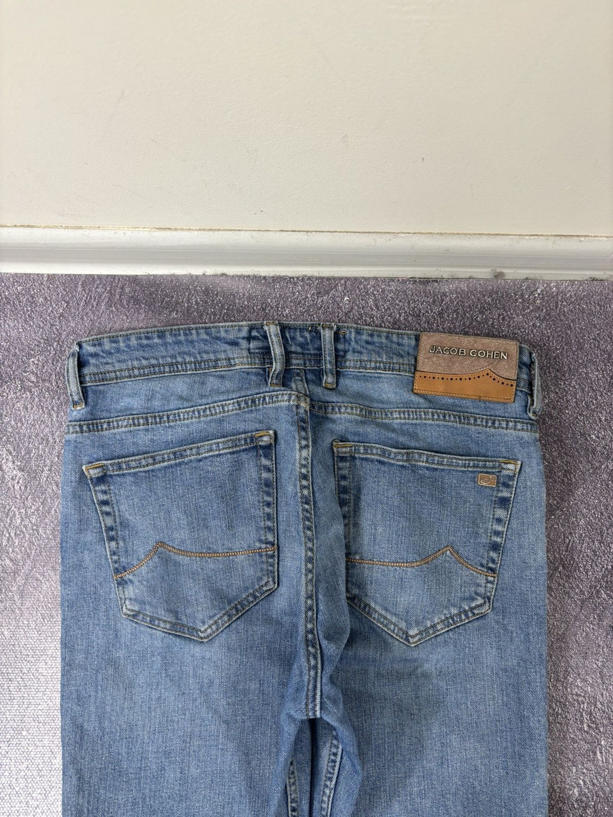 Jacob Cohen Jacob Cohen Limited Edition Men’s Italian Blue Denim Jeans Size US 32 / EU 48 - 5 Thumbnail